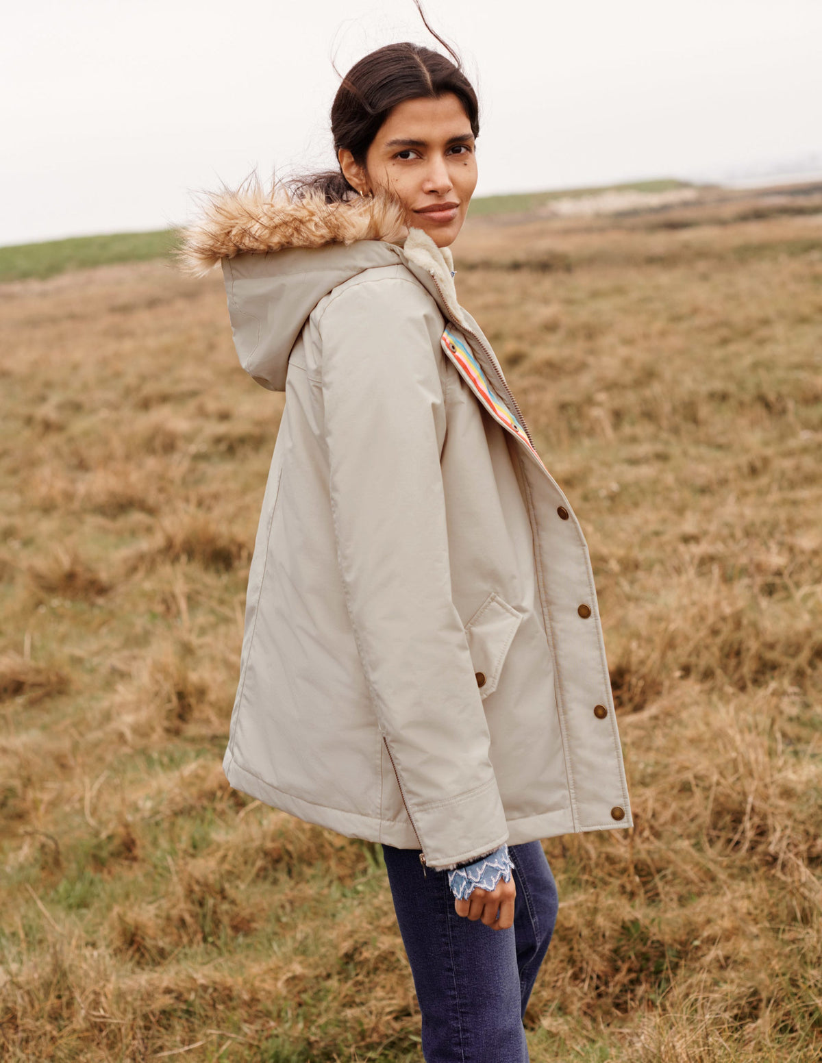 Dunbar Waterproof Jacket-Warm Ash-5