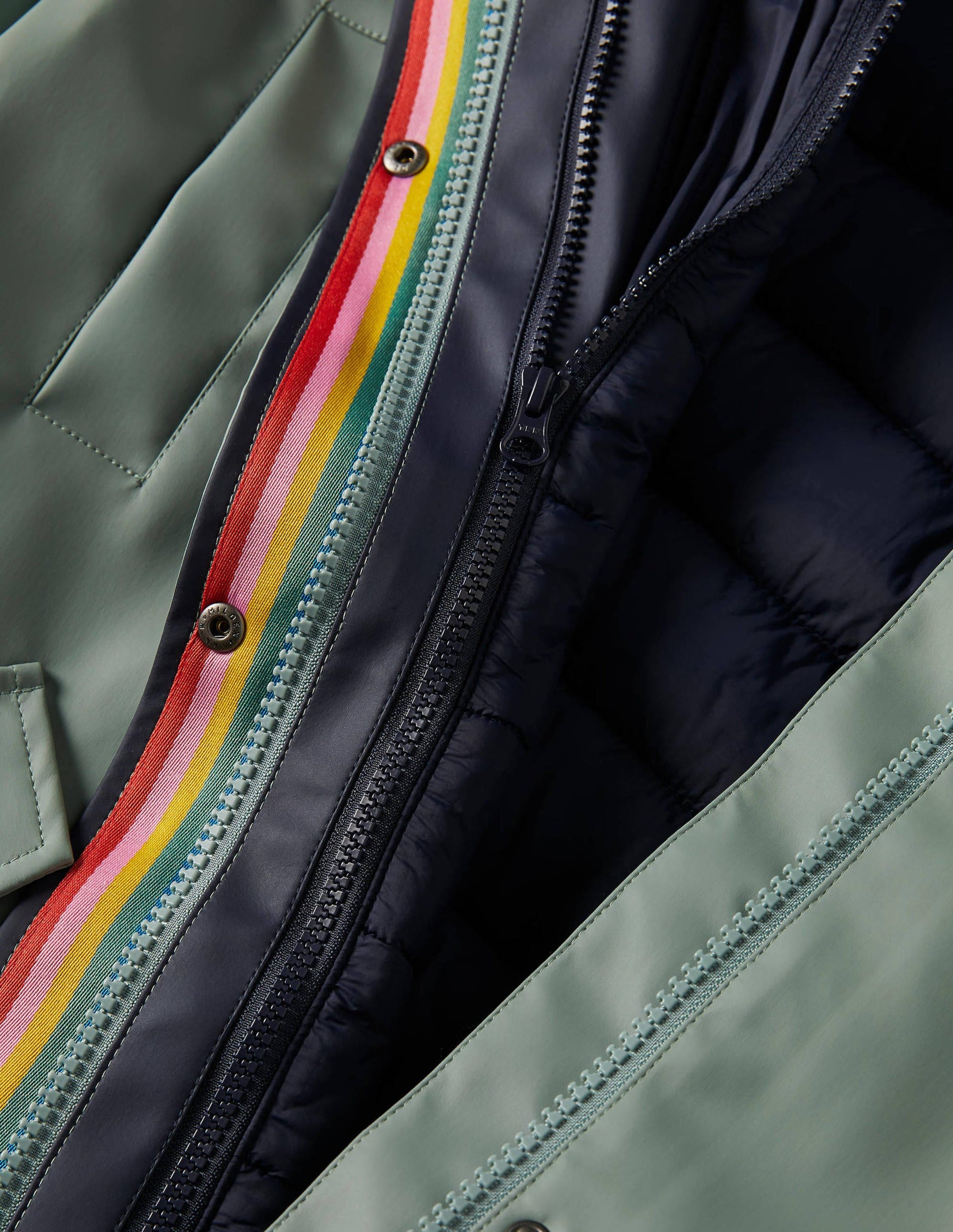 Bamburgh Raincoat-Sage/Navy-6