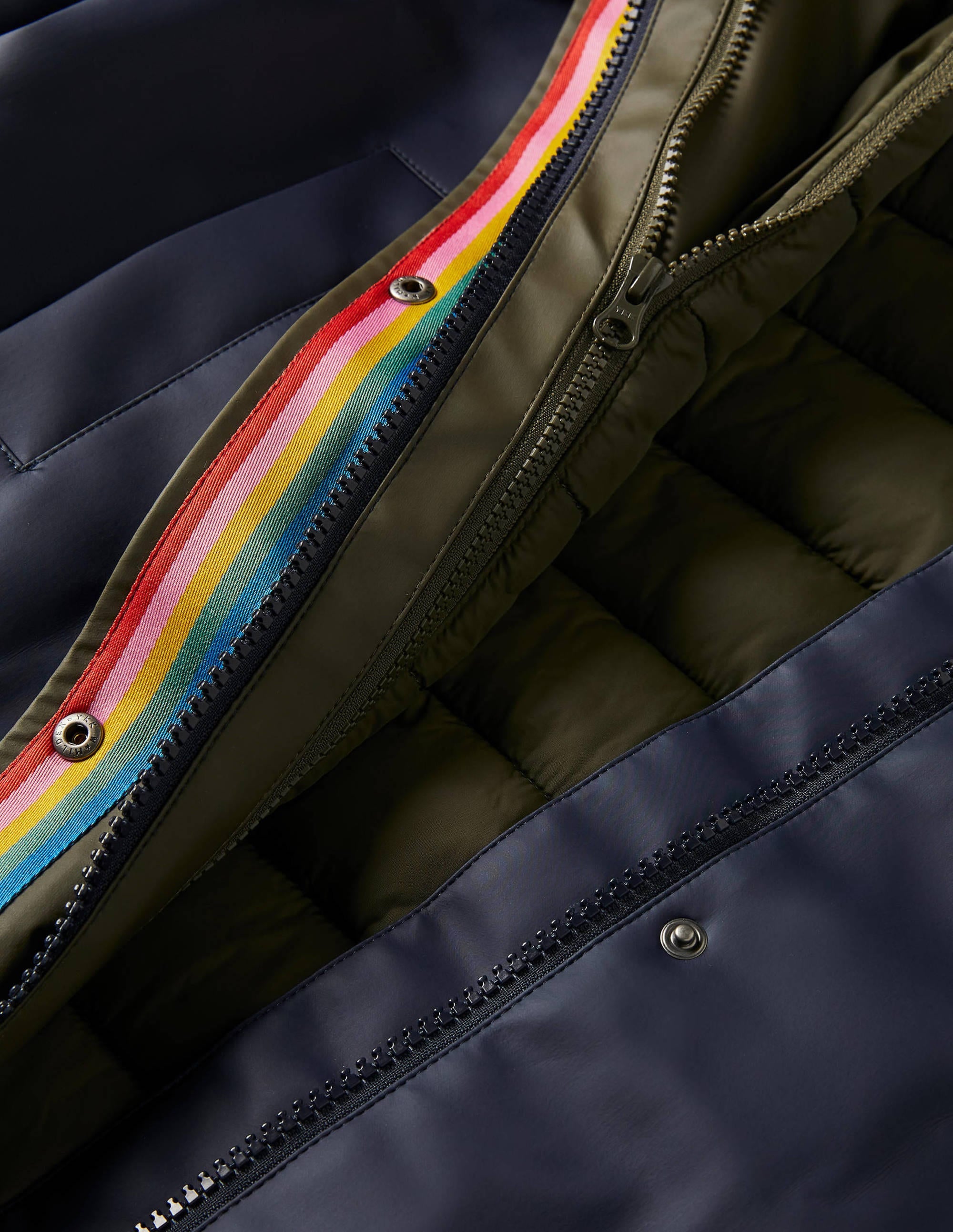 Bamburgh Raincoat-Navy/Khaki - Image 8