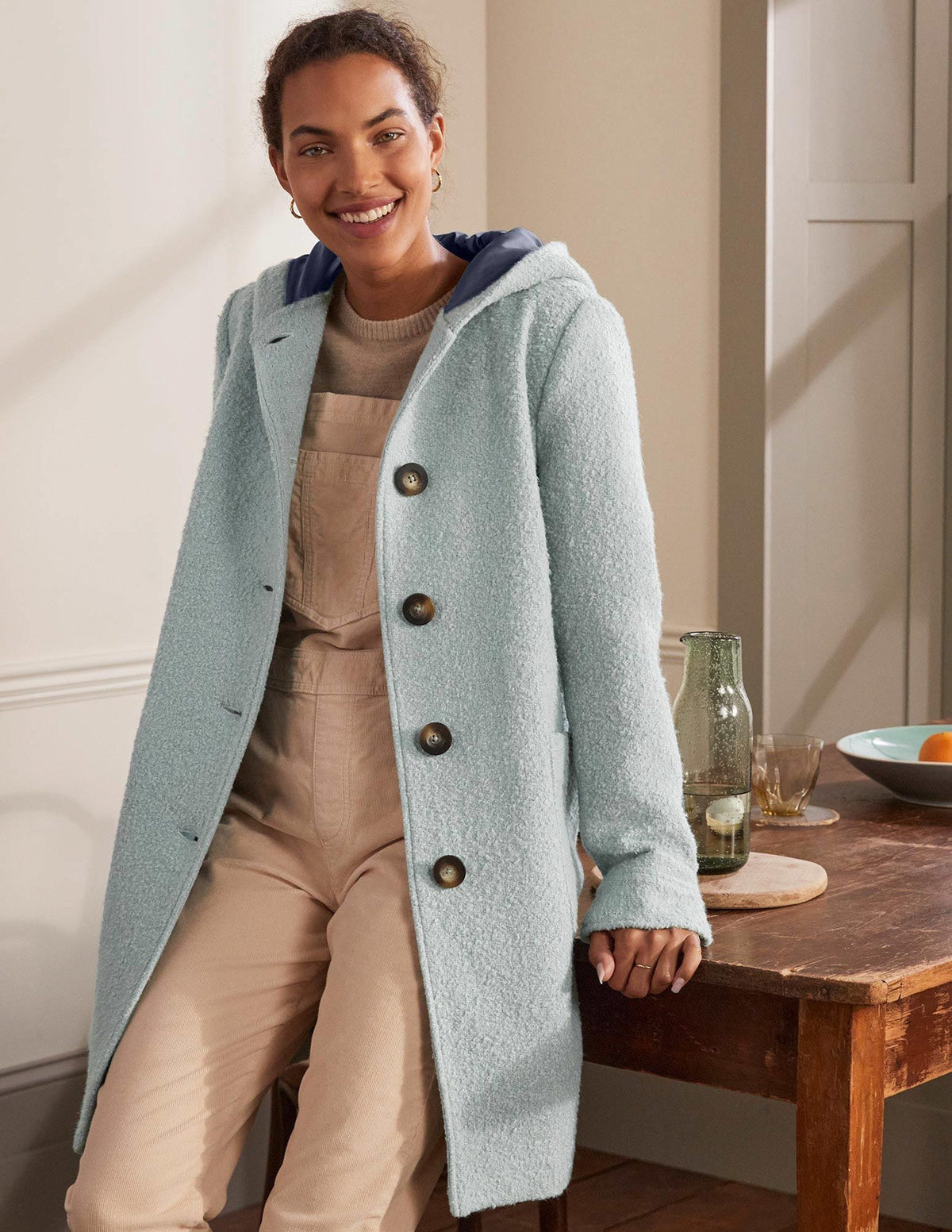 Cambridge Textured Coat-Icy Blue-3