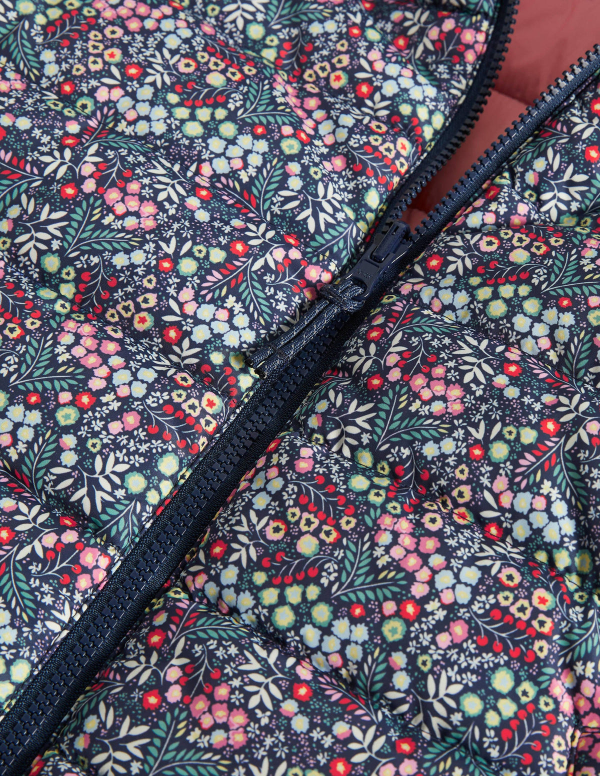 Reversible Puffer Jacket-Night Blue, Enchanting Forest - Image 6