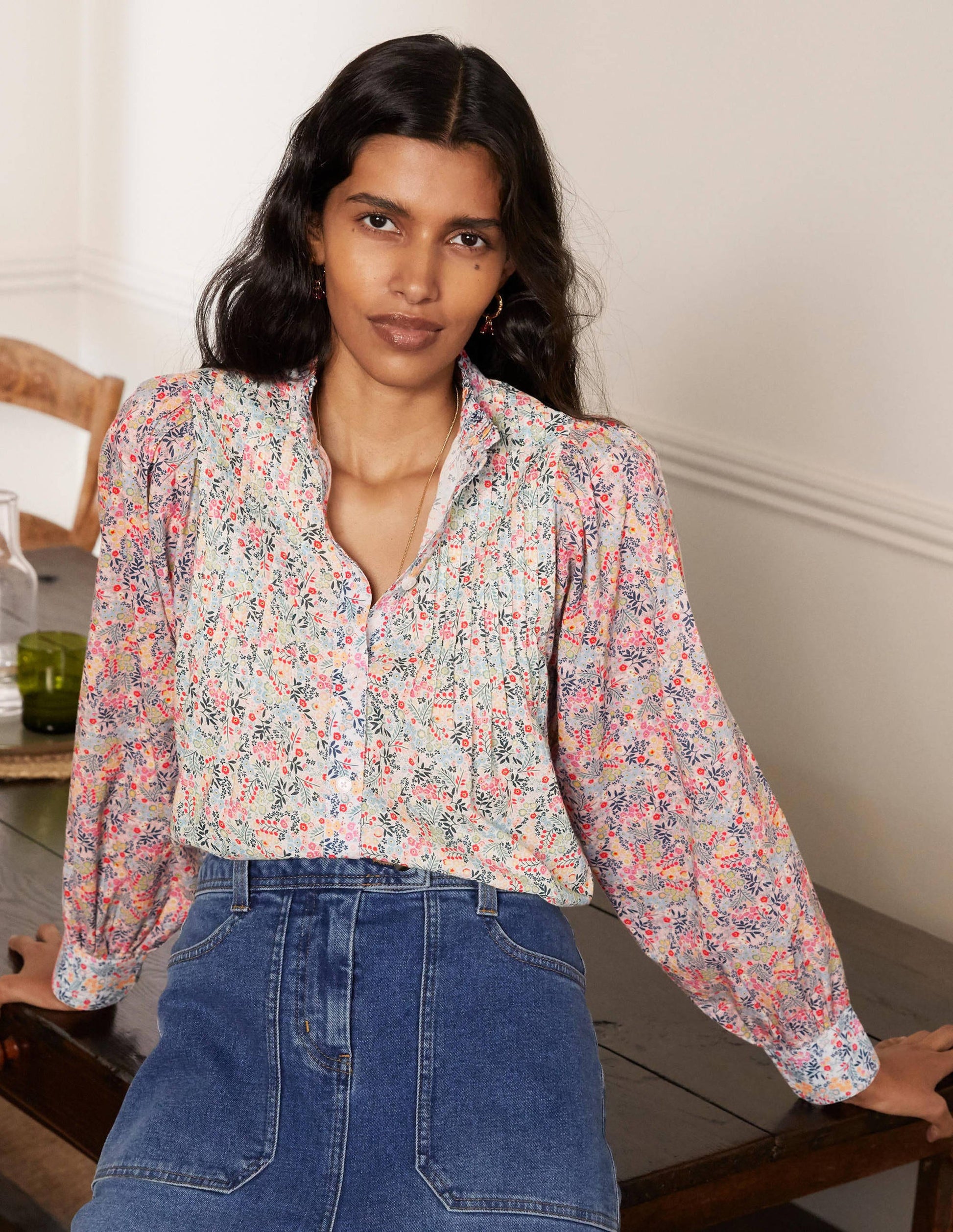 Miranda Blouse-Ivory, Enchanting Forest-4