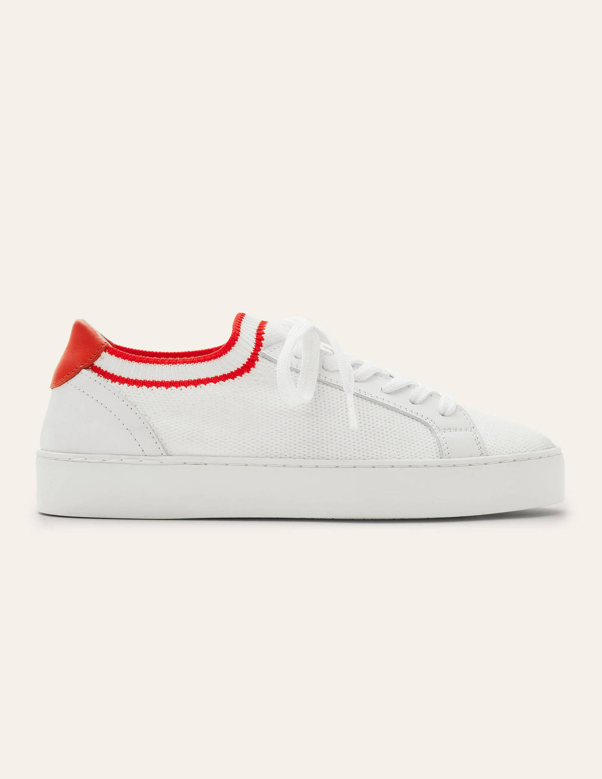 Hazel Trainers-White/Red - Image 2