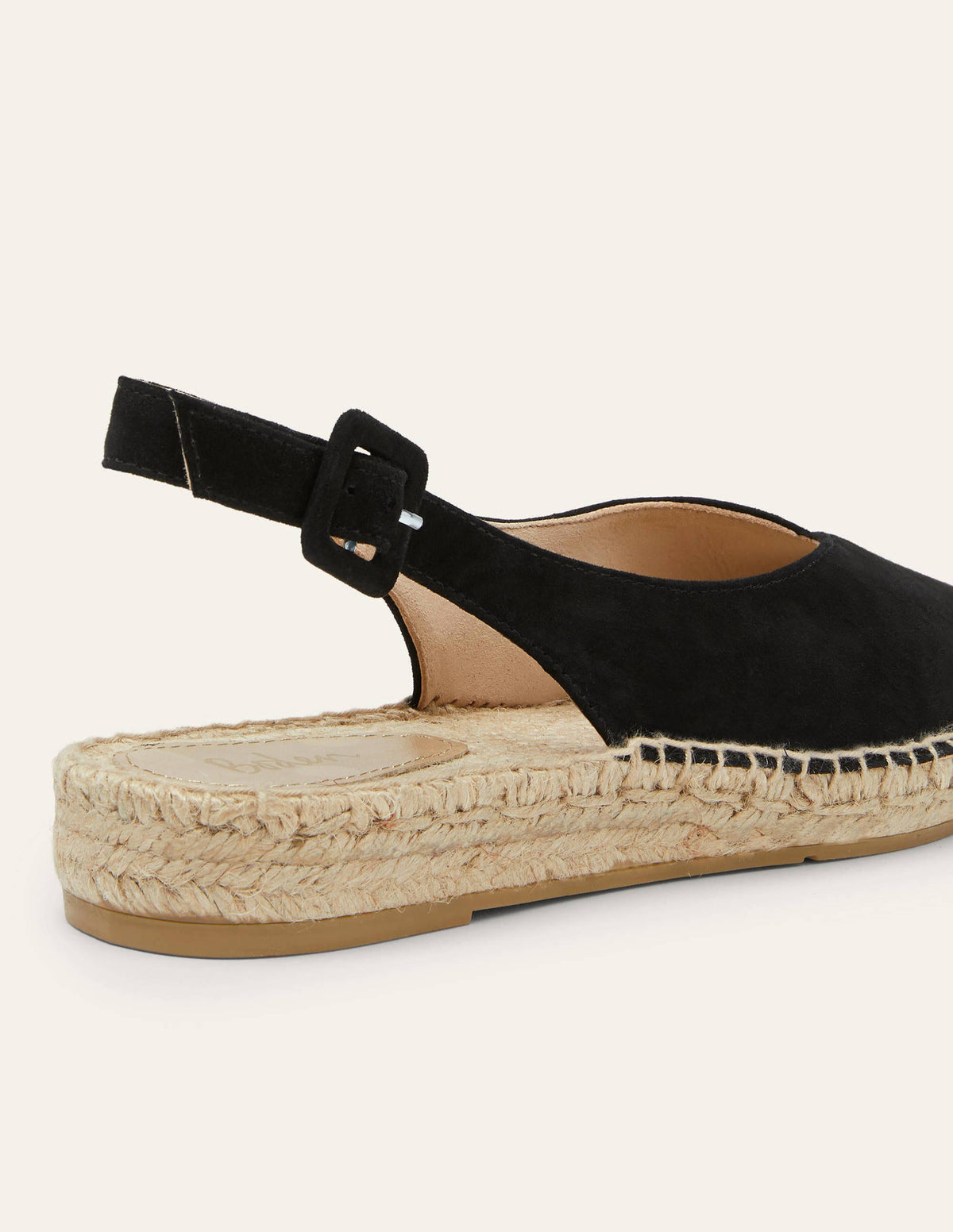 Slingback Espadrille Sandals-Black-3