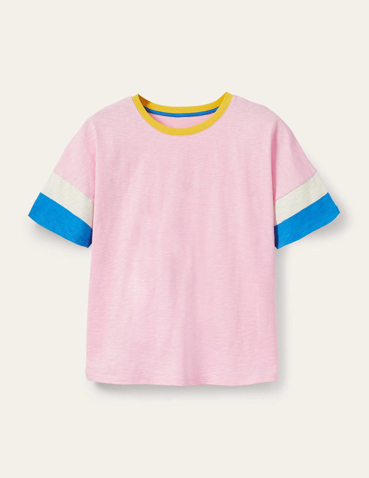 Clarissa Jersey T-shirt-Soft Peony - Image 5