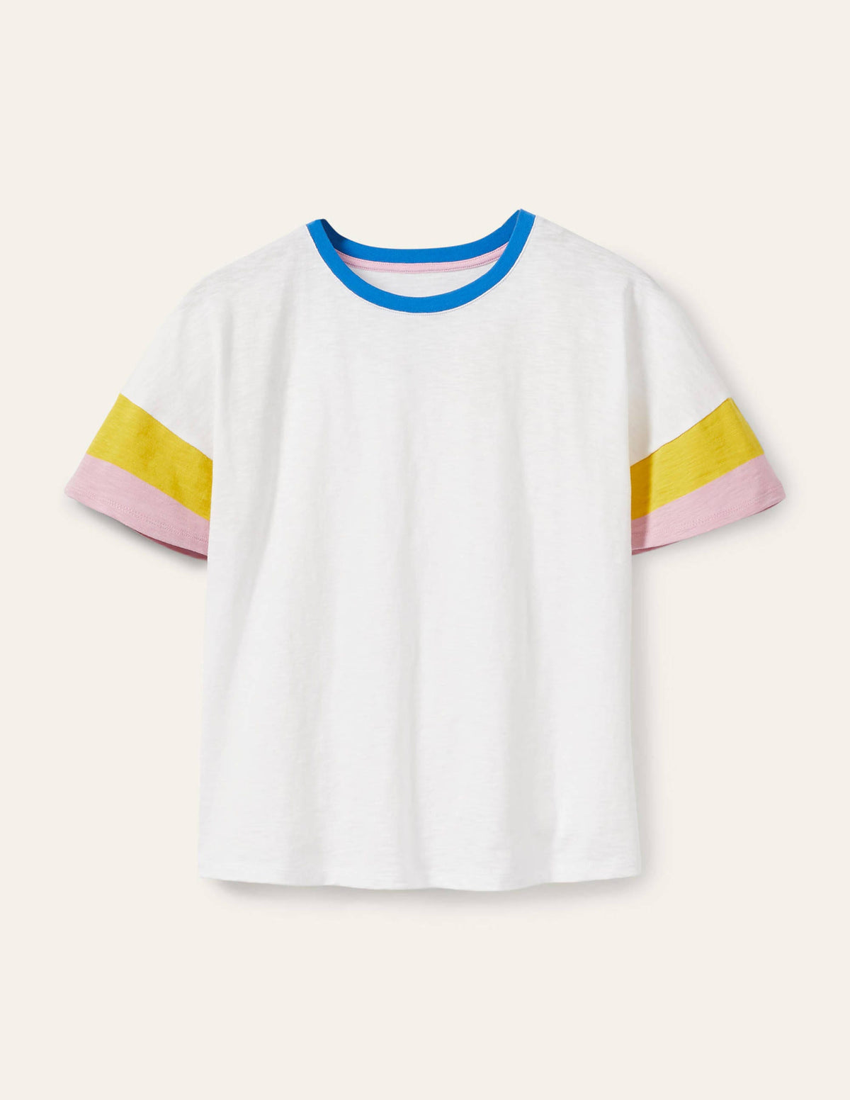 Clarissa Jersey T-shirt-White - Image 6