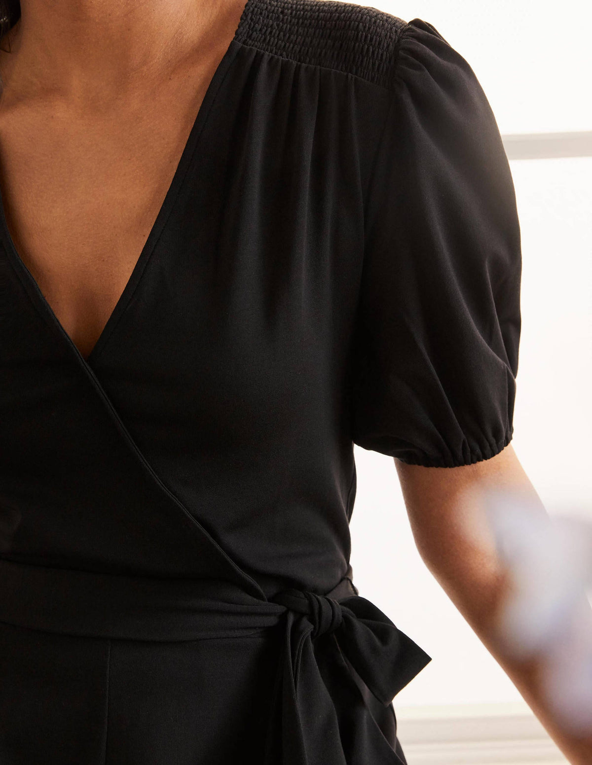 Ruby Jersey Playsuit-Black - Image 4