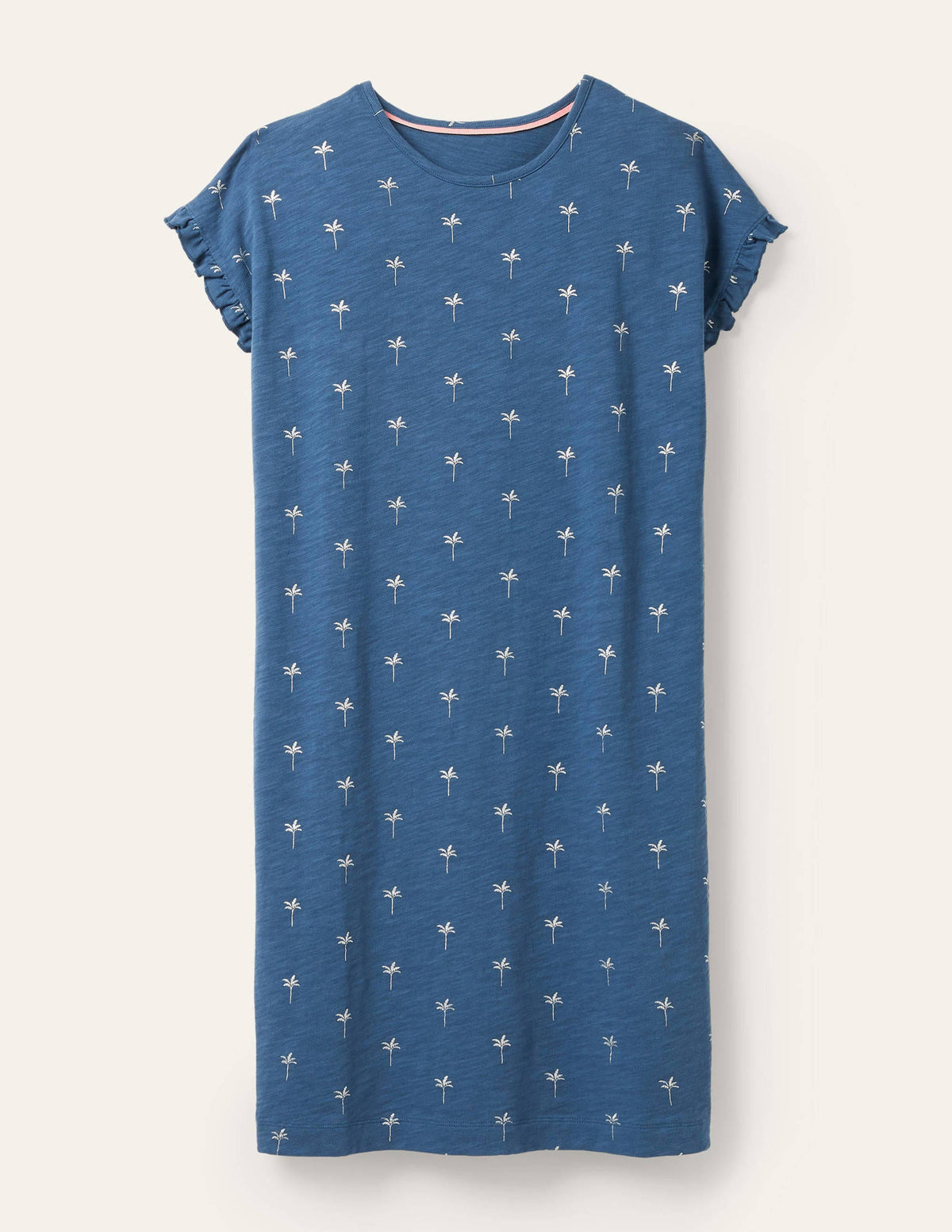 Faye Jersey T-shirt Dress-Aircraft, Rainforest Stamp-5