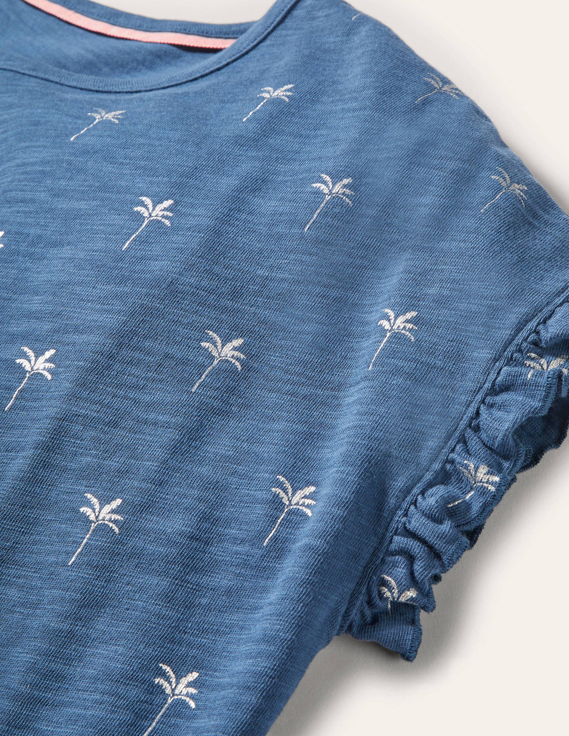 Faye Jersey T-shirt Dress-Aircraft, Rainforest Stamp-6