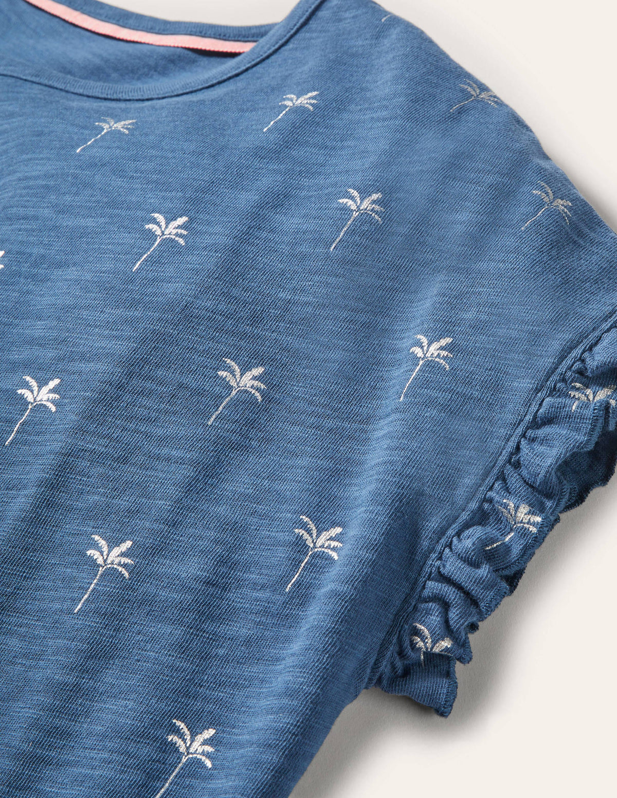Faye Jersey T-shirt Dress-Aircraft, Rainforest Stamp - Image 6