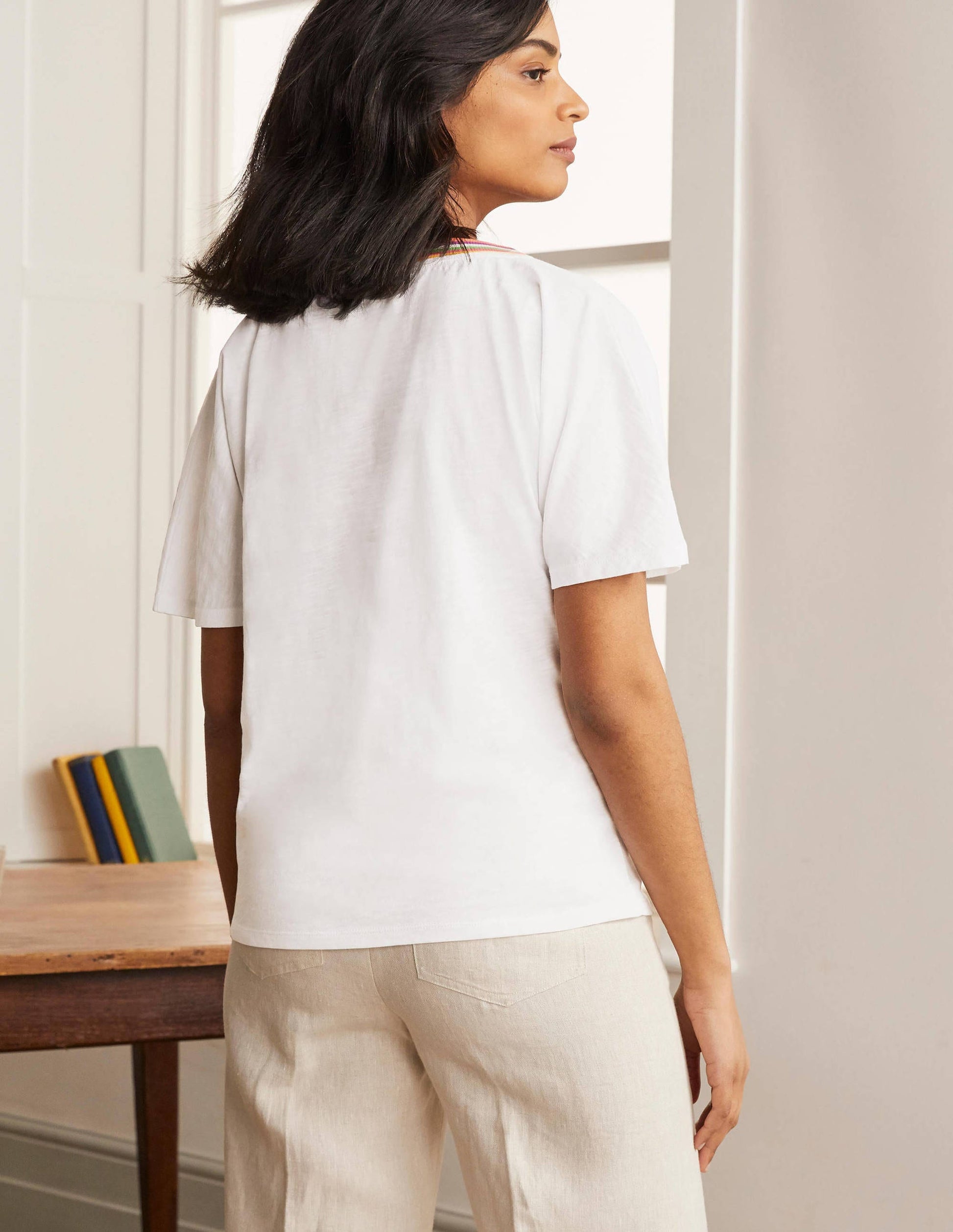 Beatrice Jersey Top-White-3