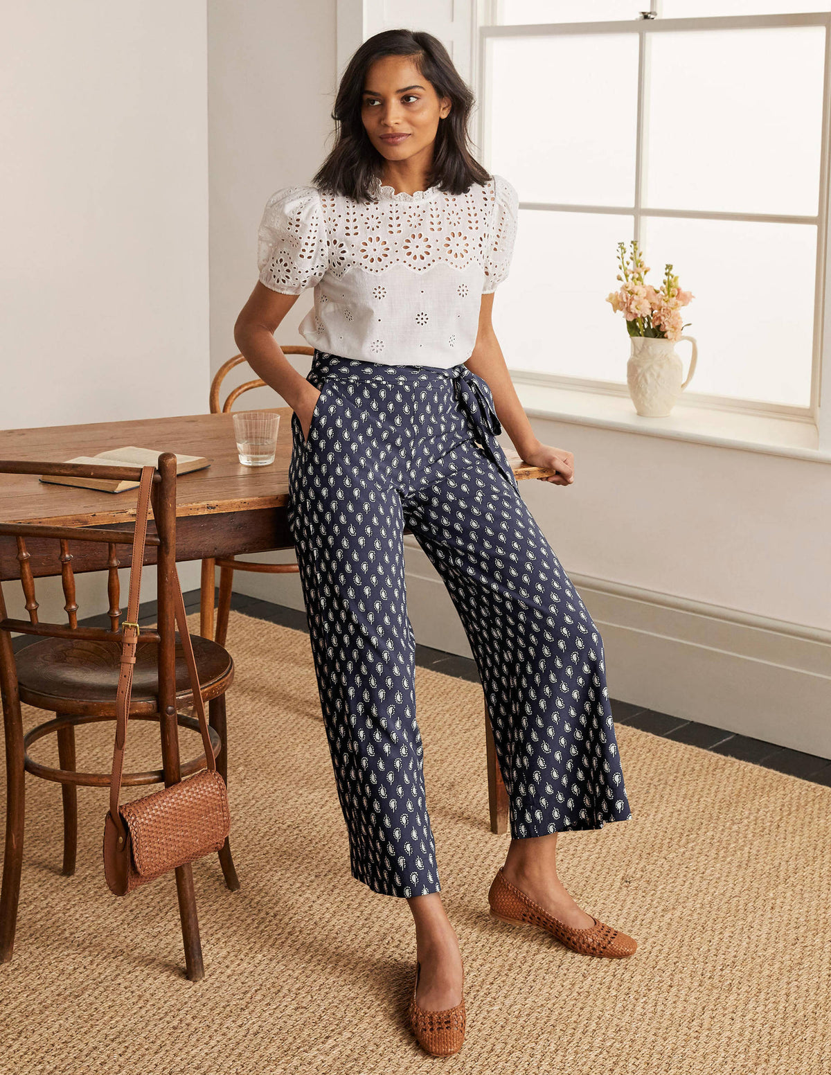 Caithness Trousers-Navy, Paisley Stamp-4