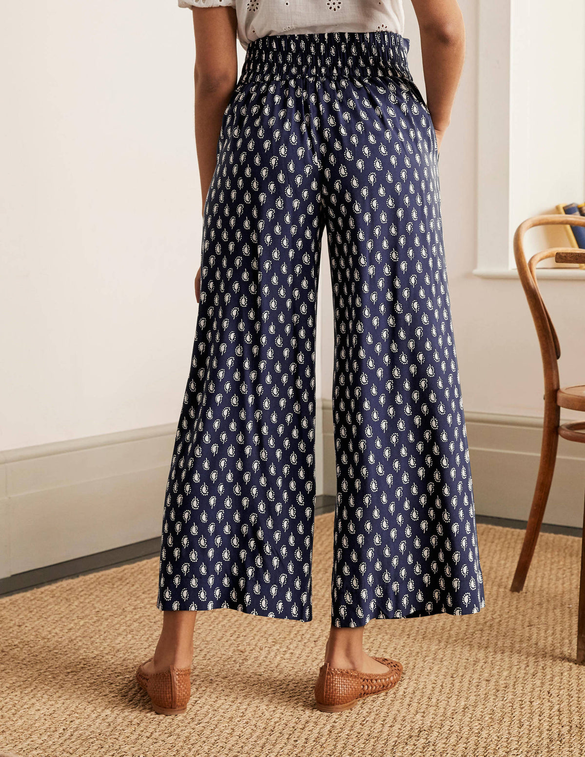 Caithness Trousers-Navy, Paisley Stamp - Image 2