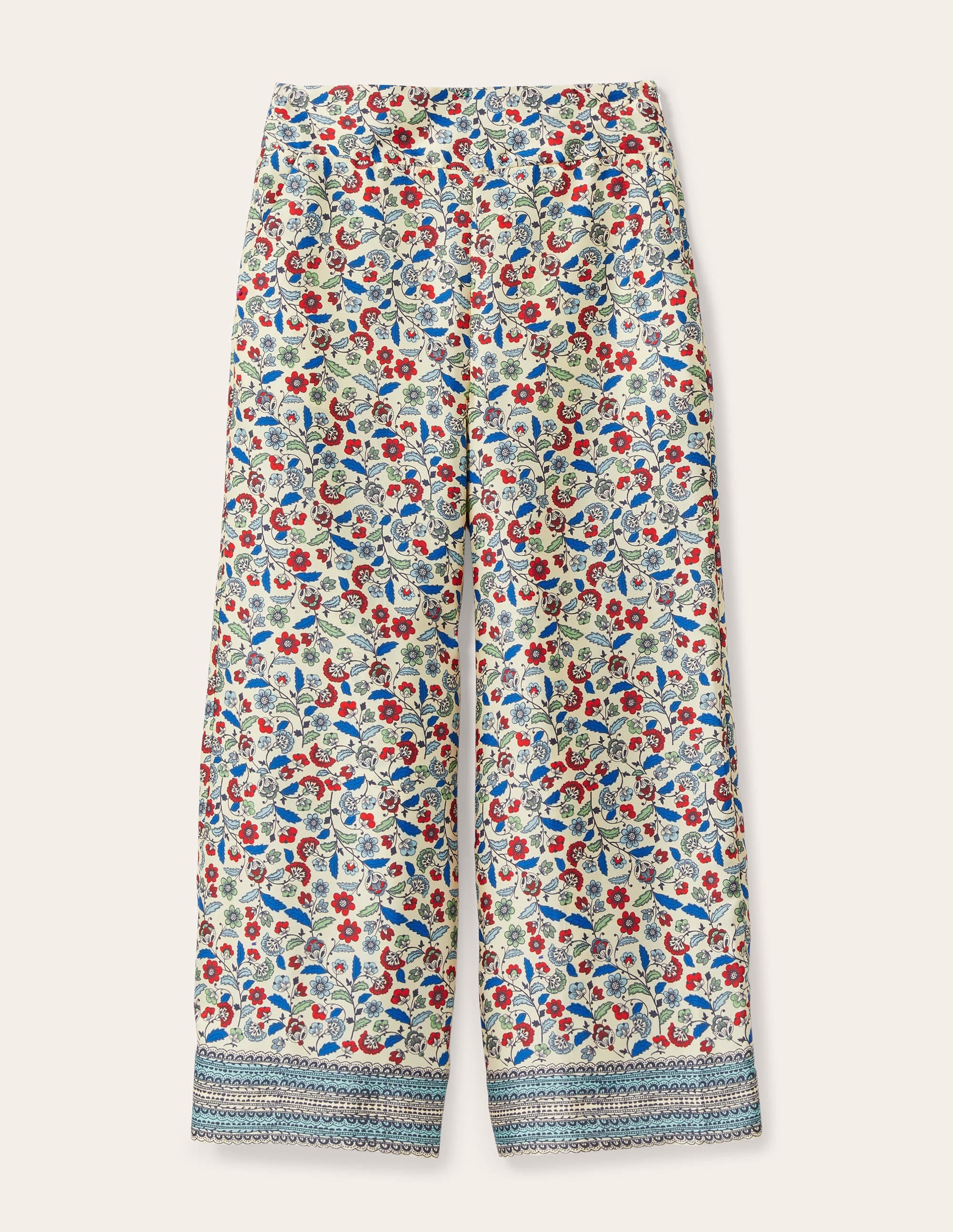 Elizabeth Trousers-Ivory, Trailing Posy - Image 5