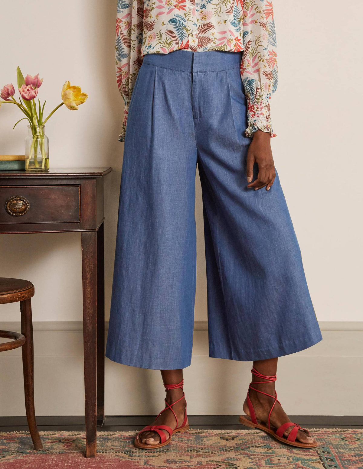 Brompton Culottes-Mid Vintage Denim-2