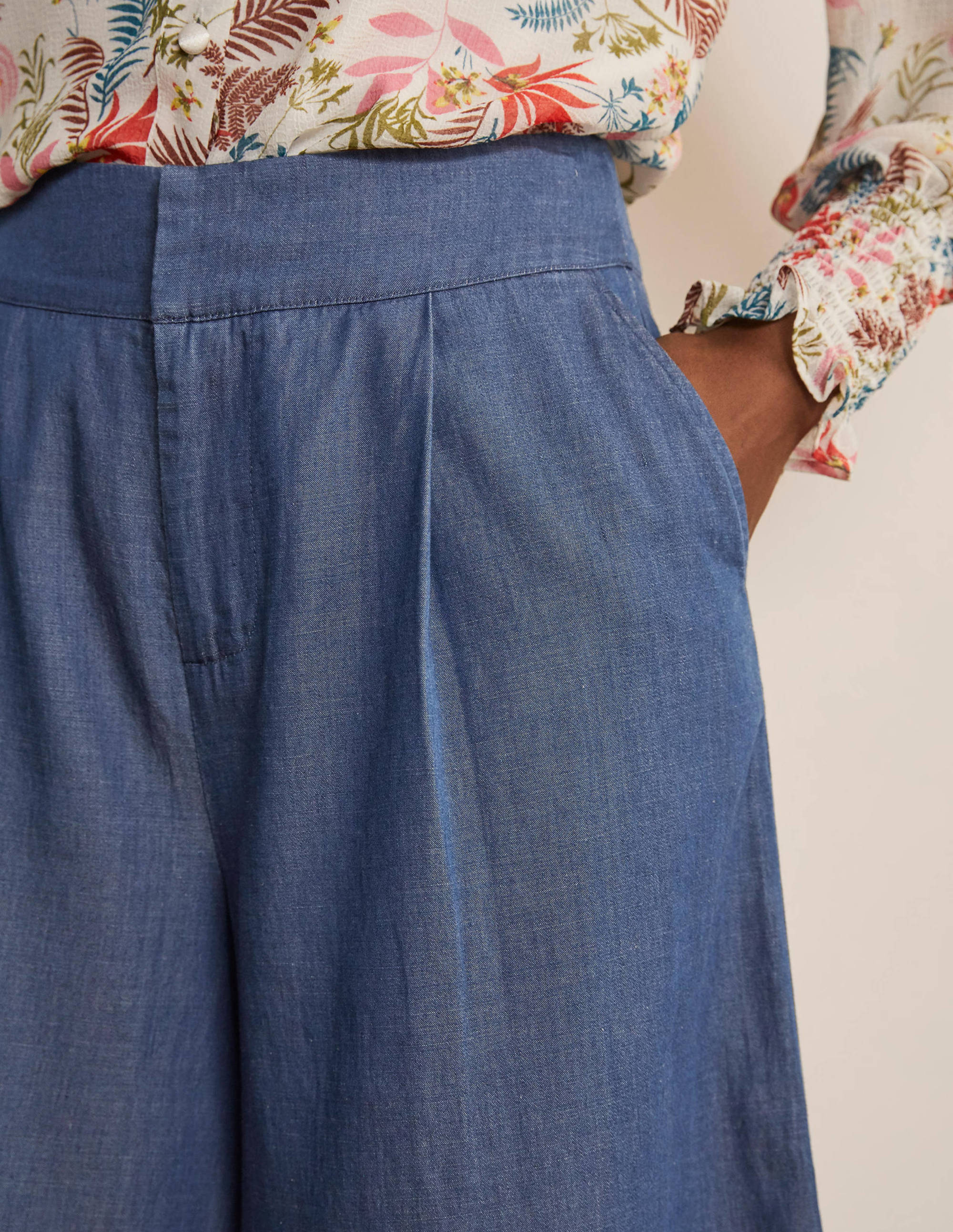 Brompton Culottes-Mid Vintage Denim - Image 4