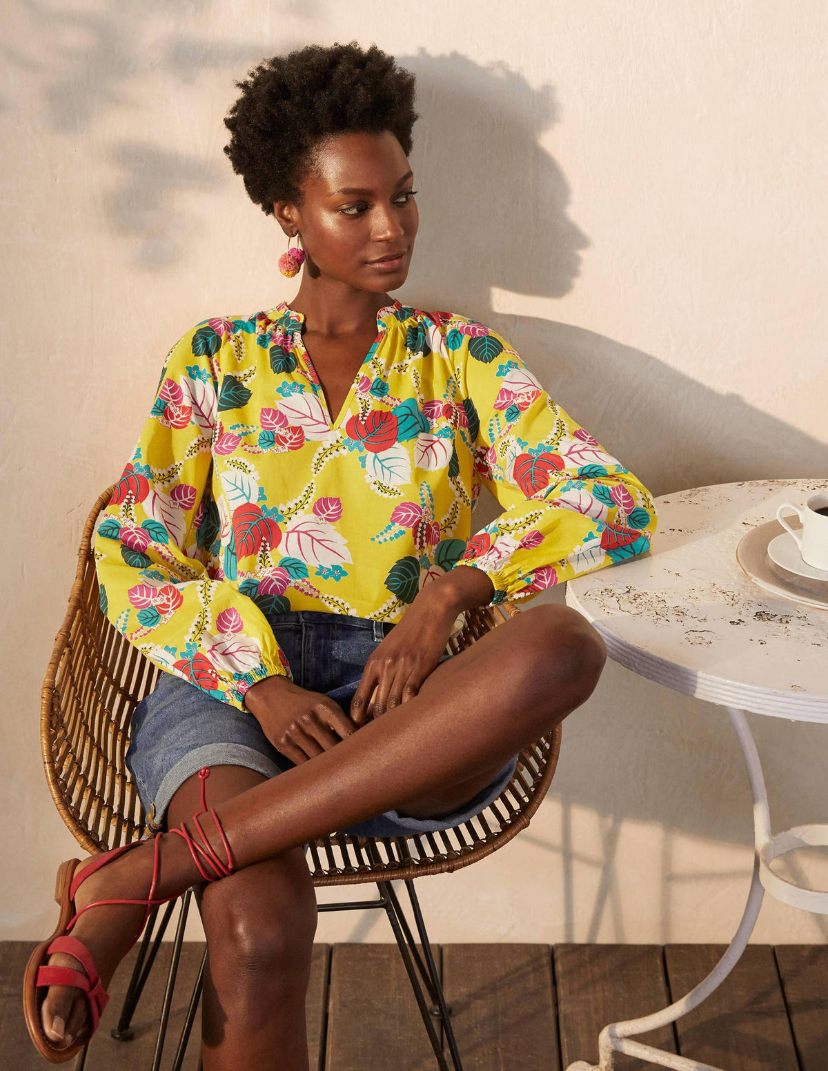 Heather Top-Daffodil, Holiday Tropic-5
