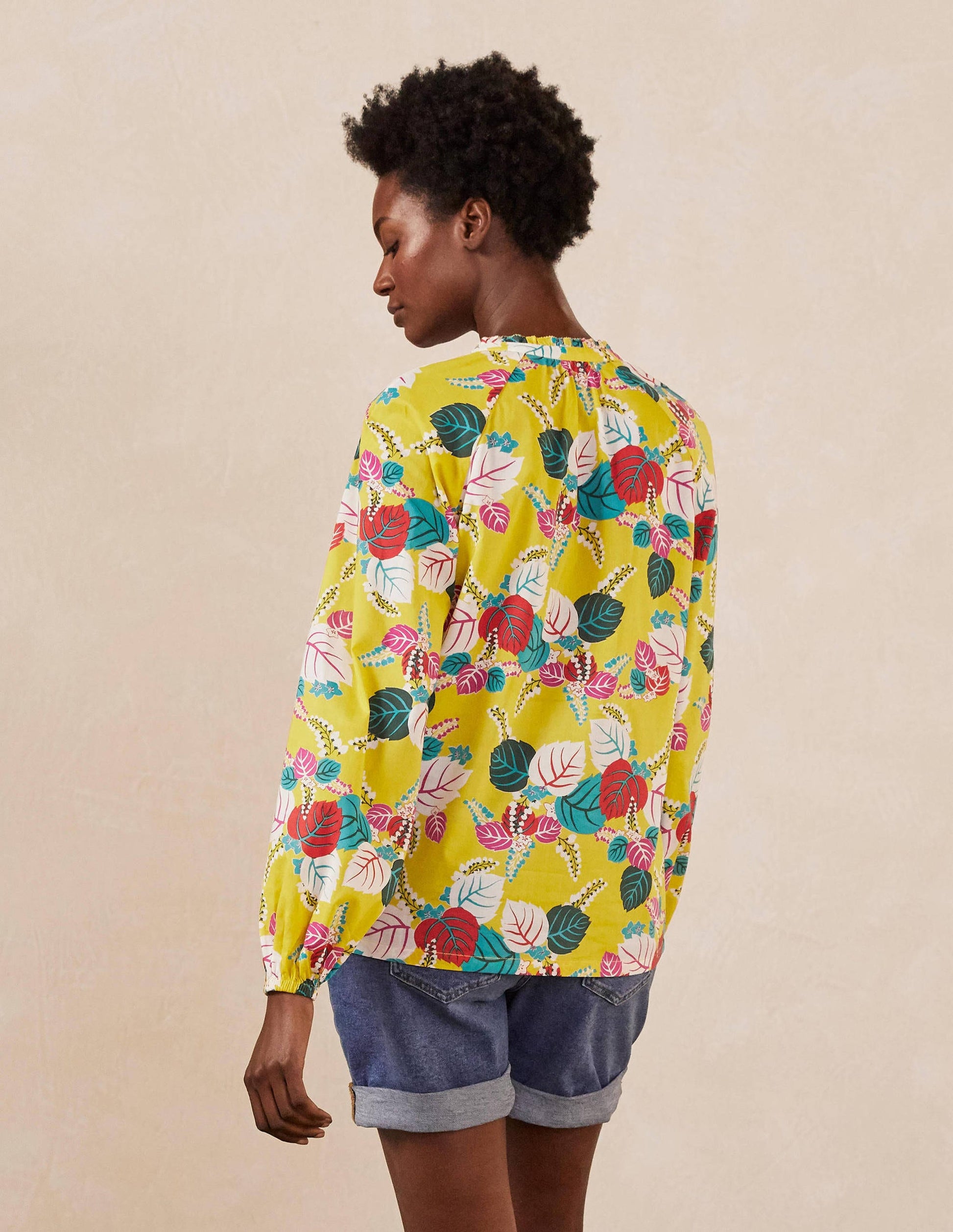 Heather Top-Daffodil, Holiday Tropic-2