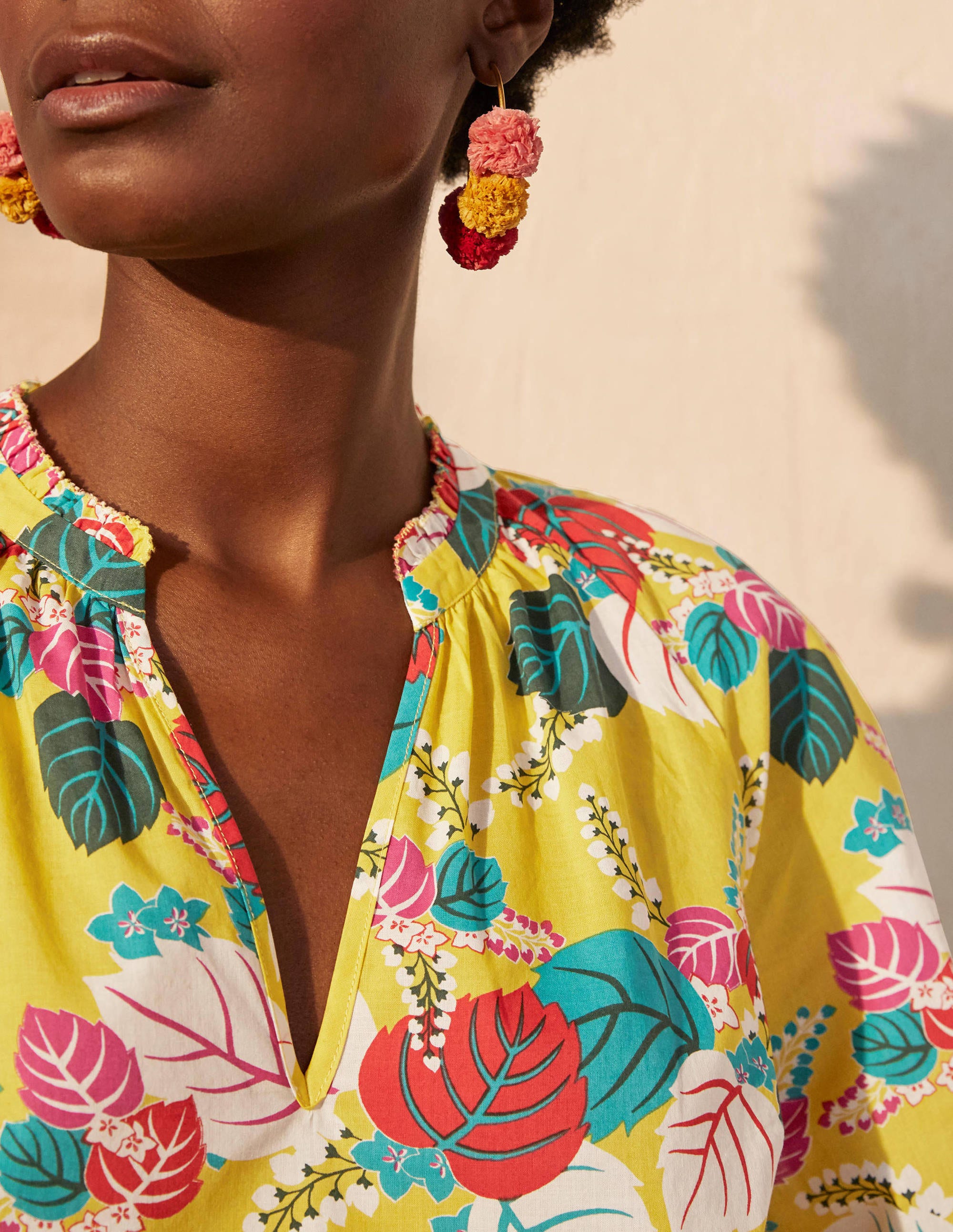 Heather Top-Daffodil, Holiday Tropic - Image 3