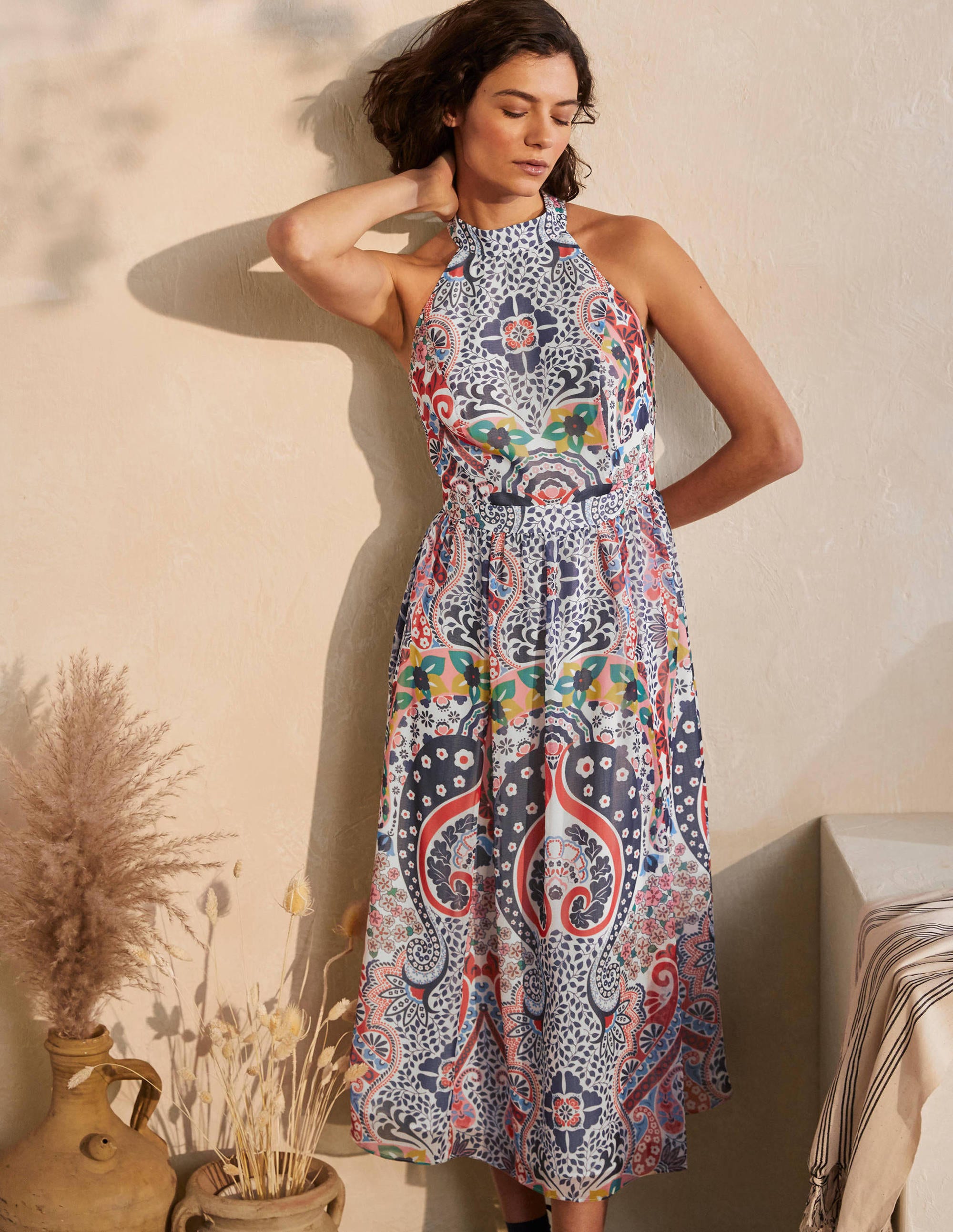 Tori Midi Dress-Mariner Blue, Kaleidoscope - Image 5