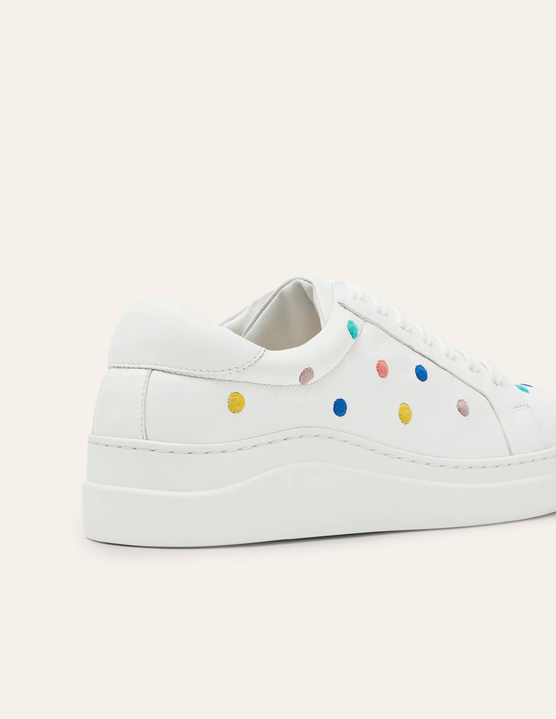 Maria Comfort Trainers-Maize, Embroidered Spot-3