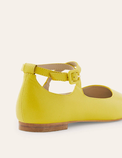 Flora Flats-Chartreuse Lizard-2