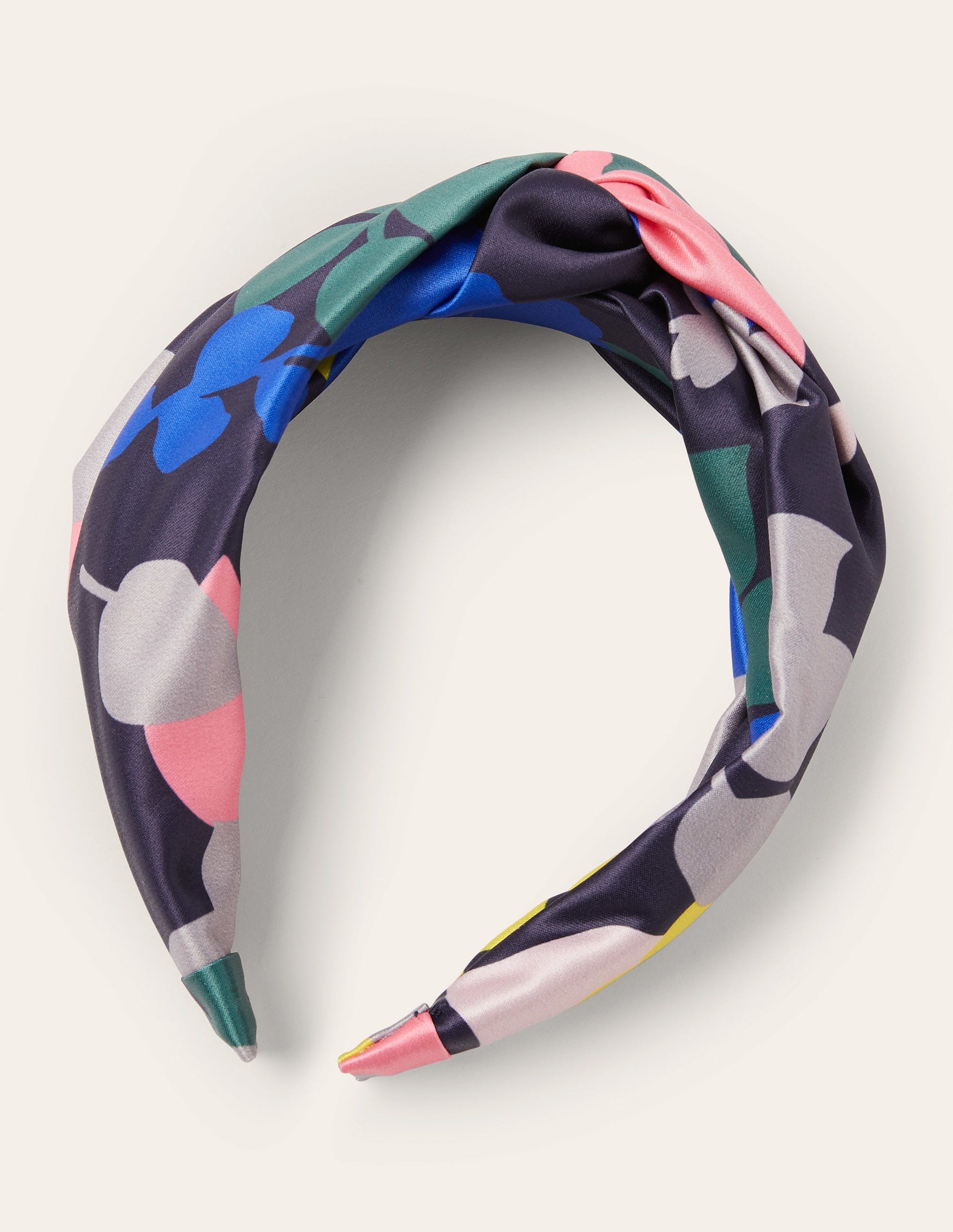 Knotted Headband-Leaf, Asphalt-2