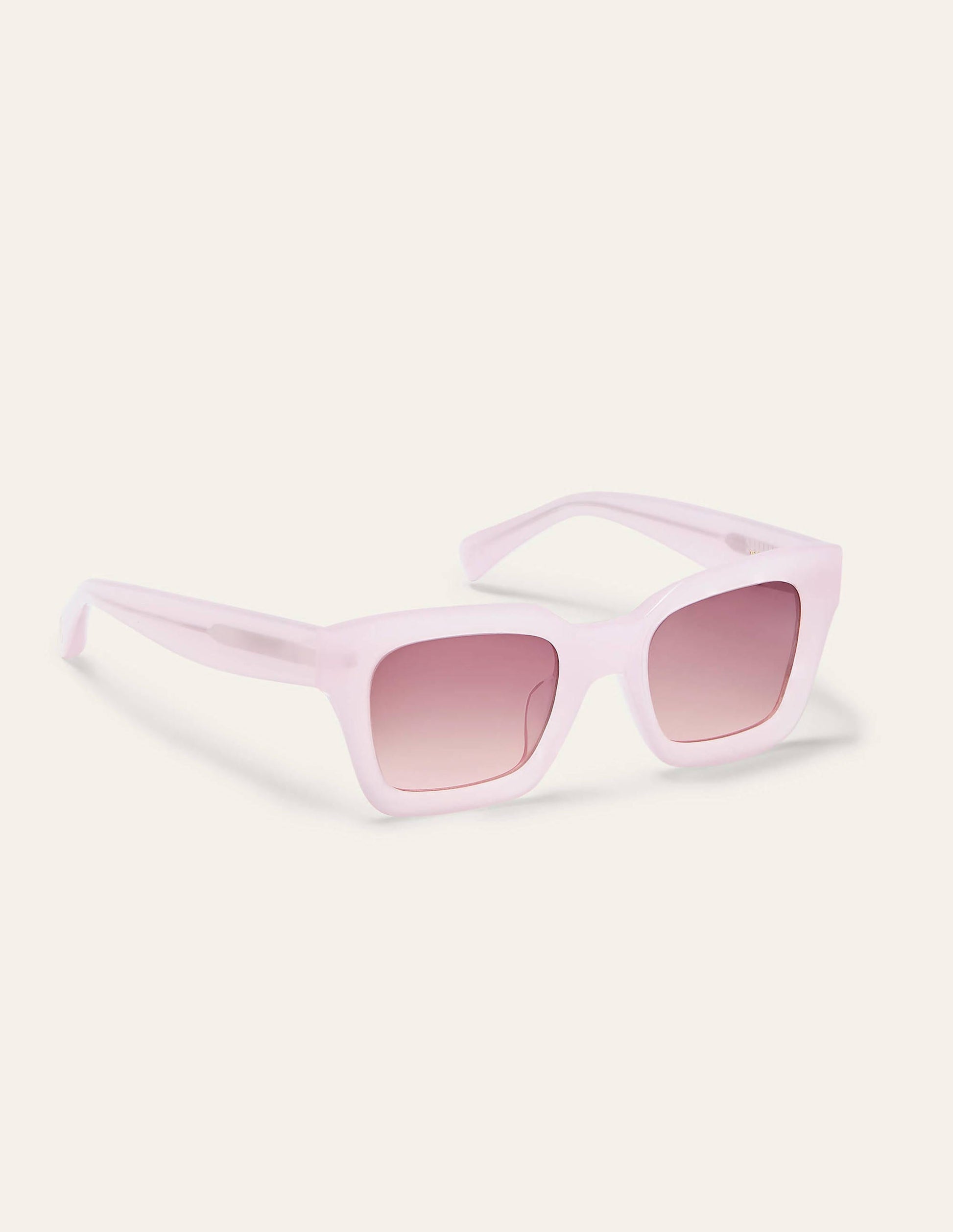 Chunky Frame Sunglasses-Soft Peony-1