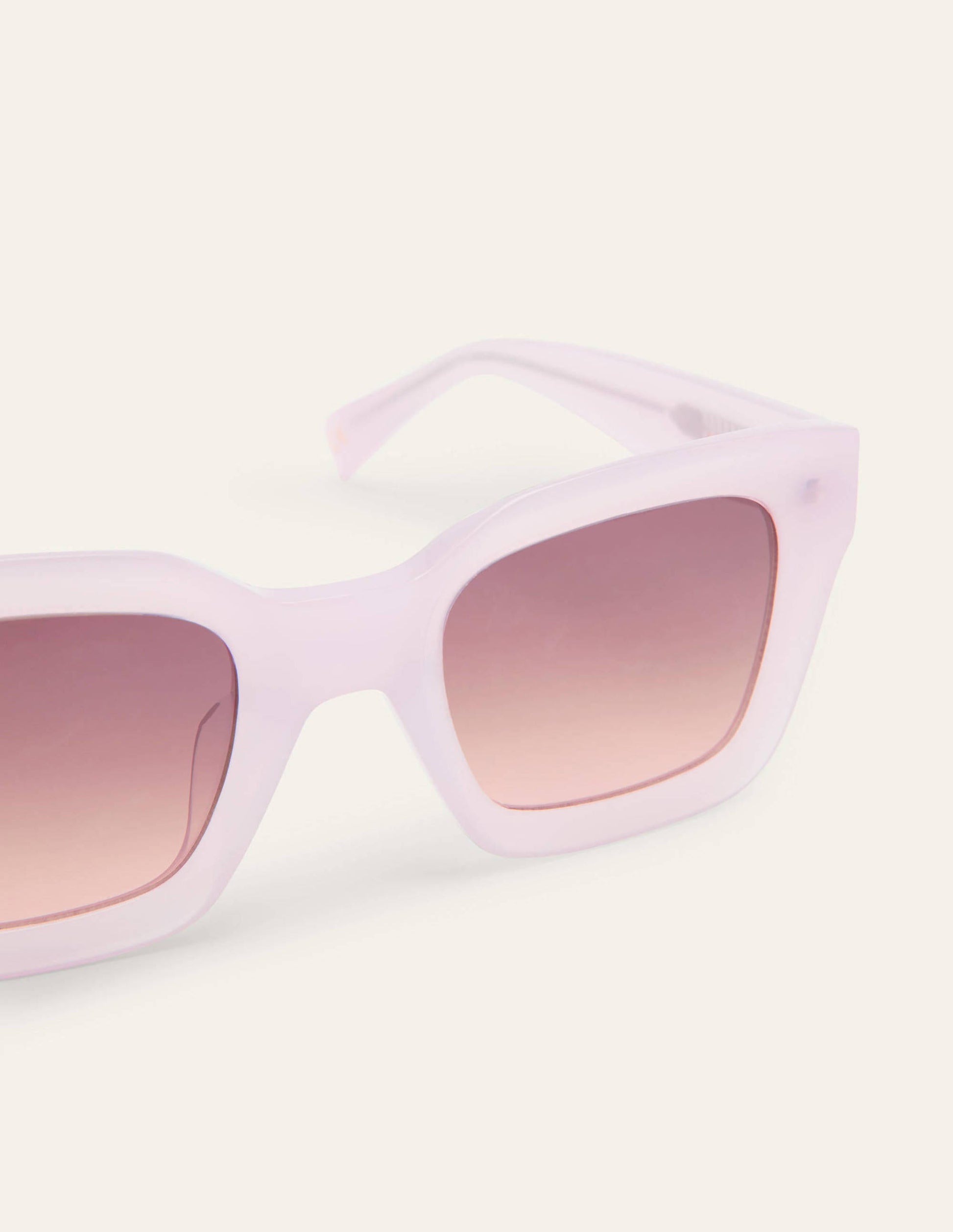 Chunky Frame Sunglasses-Soft Peony-2