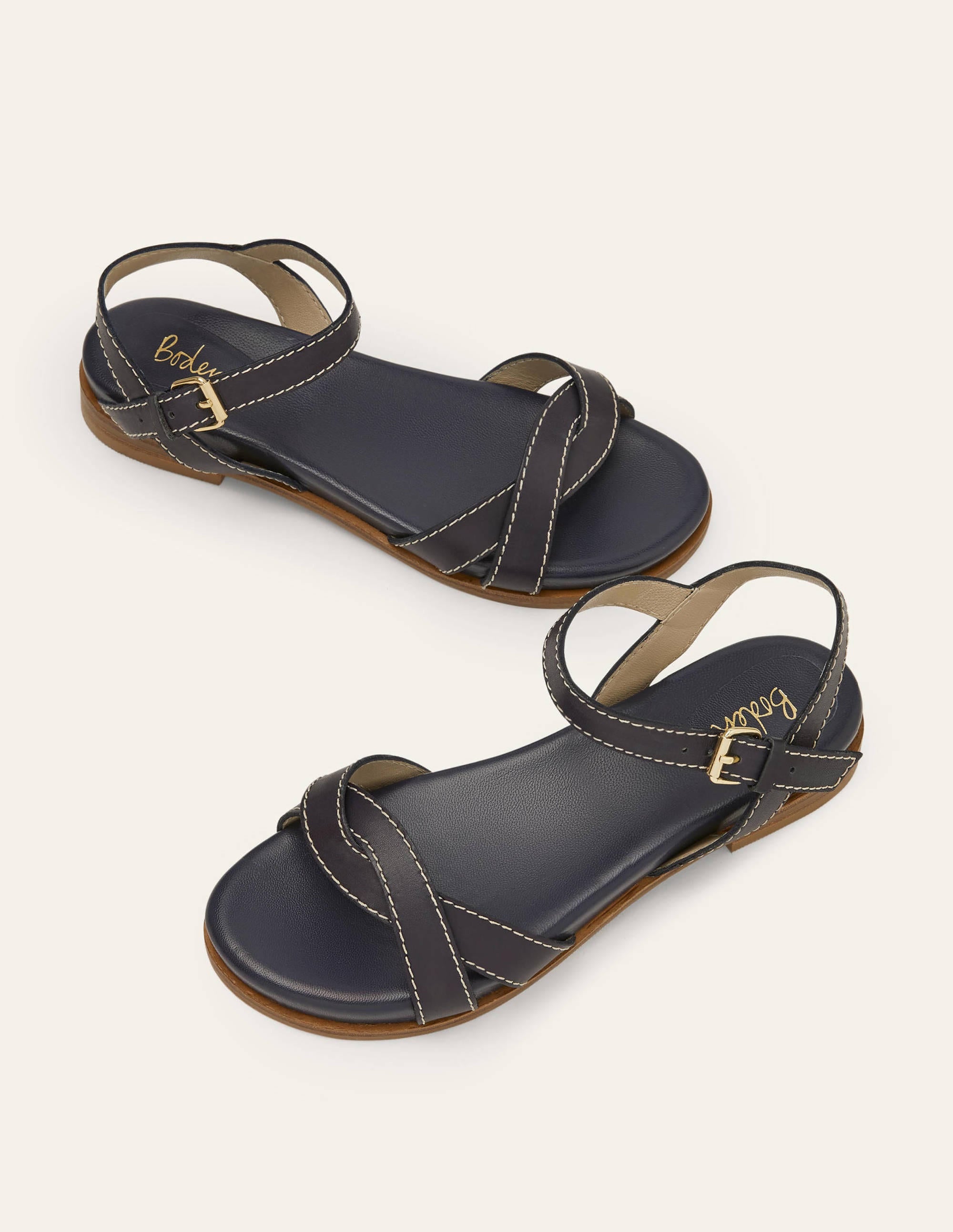 Eliza Sandals-Navy - Image 1