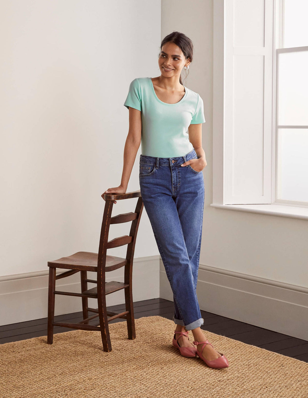 Essential Short Sleeve T-Shirt-Spearmint-2