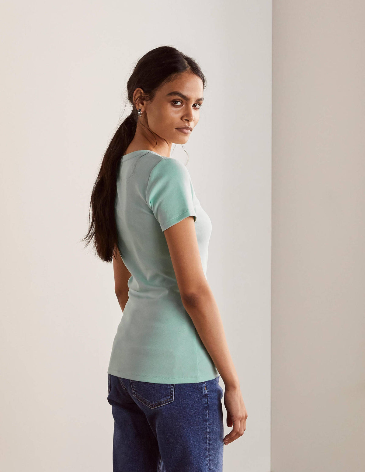 Essential Short Sleeve T-Shirt-Spearmint-3