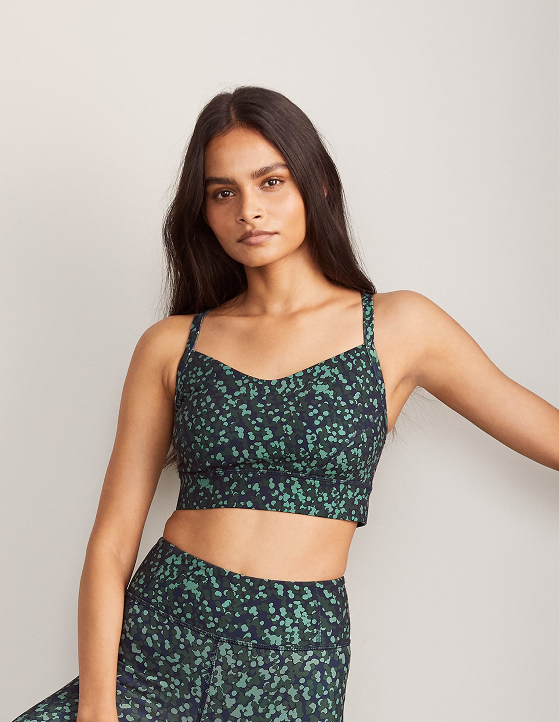 Jessica Active Bra-Navy, Dot Confetti-1