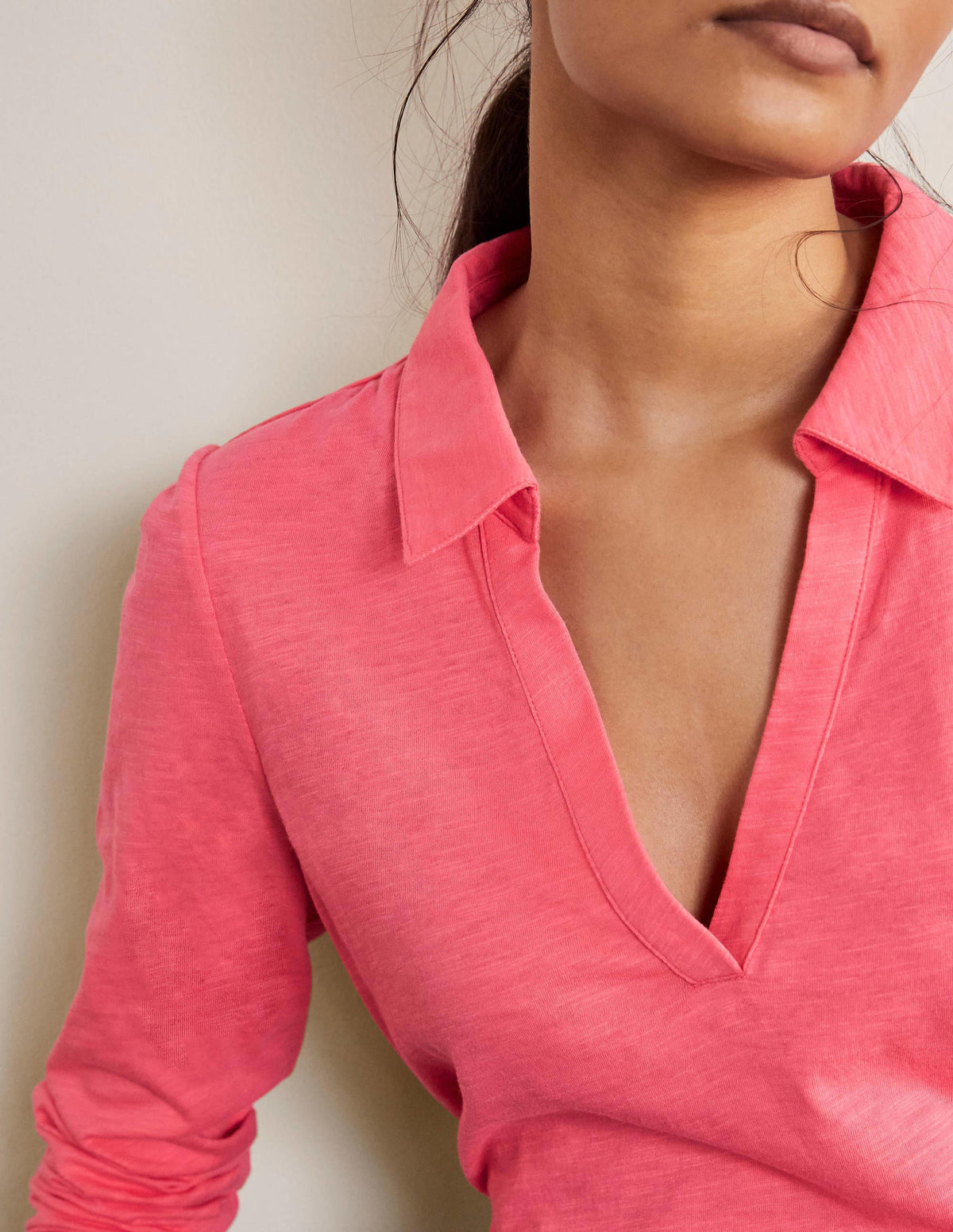 The Cotton Collar Notch Tee-Lollipop-4