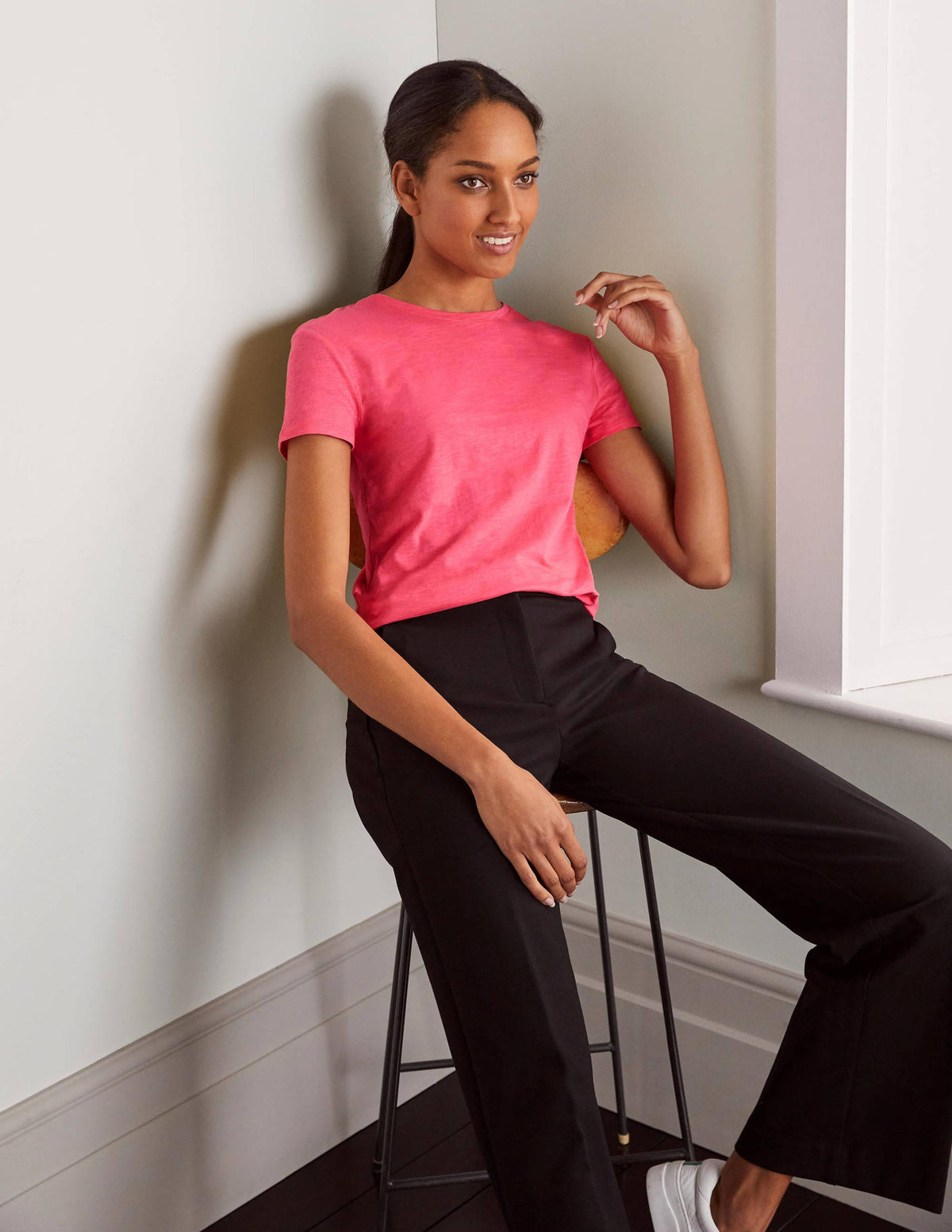 The Cotton Boyfriend Tee-Lollipop - Image 1