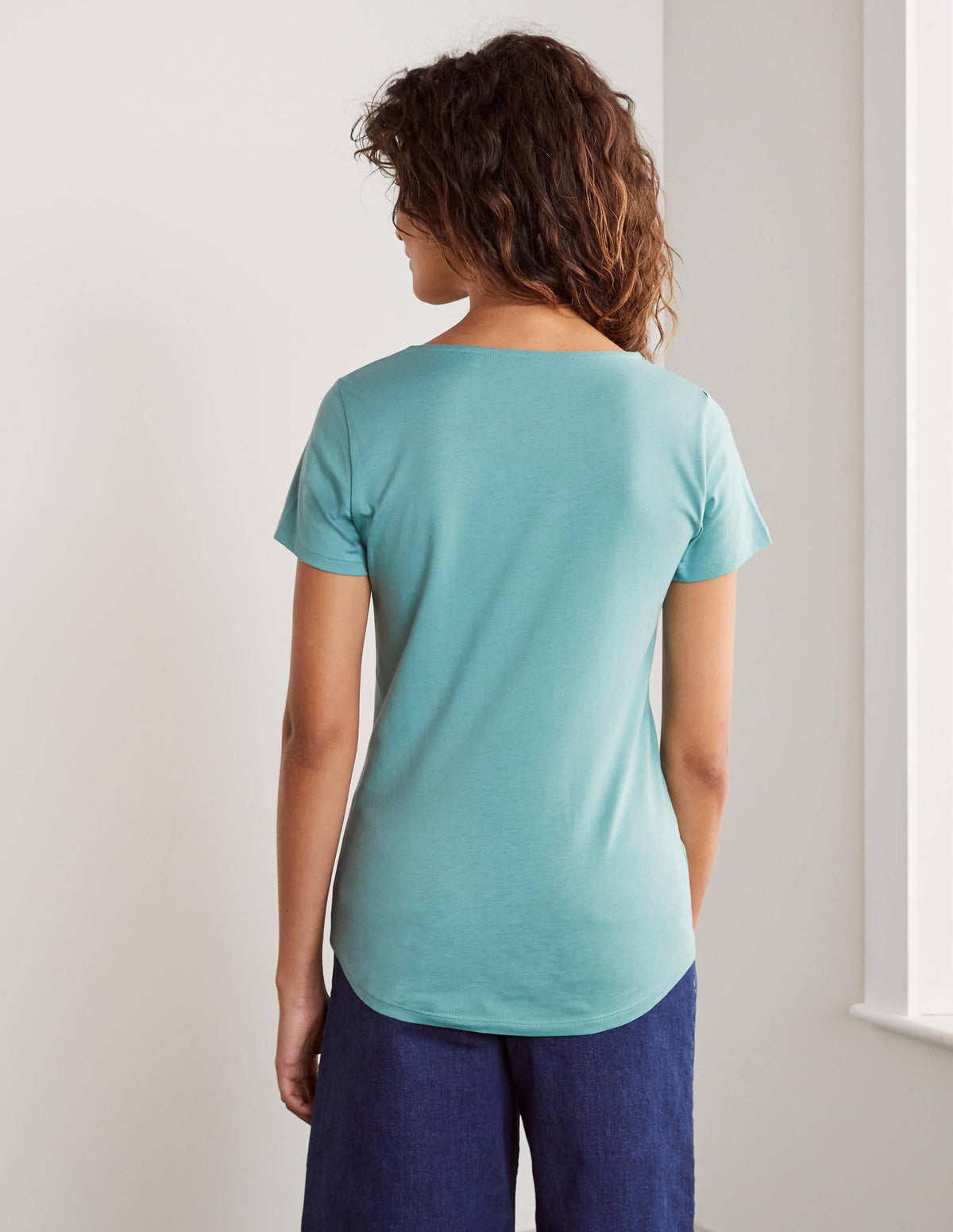 Supersoft Scoop Tee-Apple Mint - Image 4