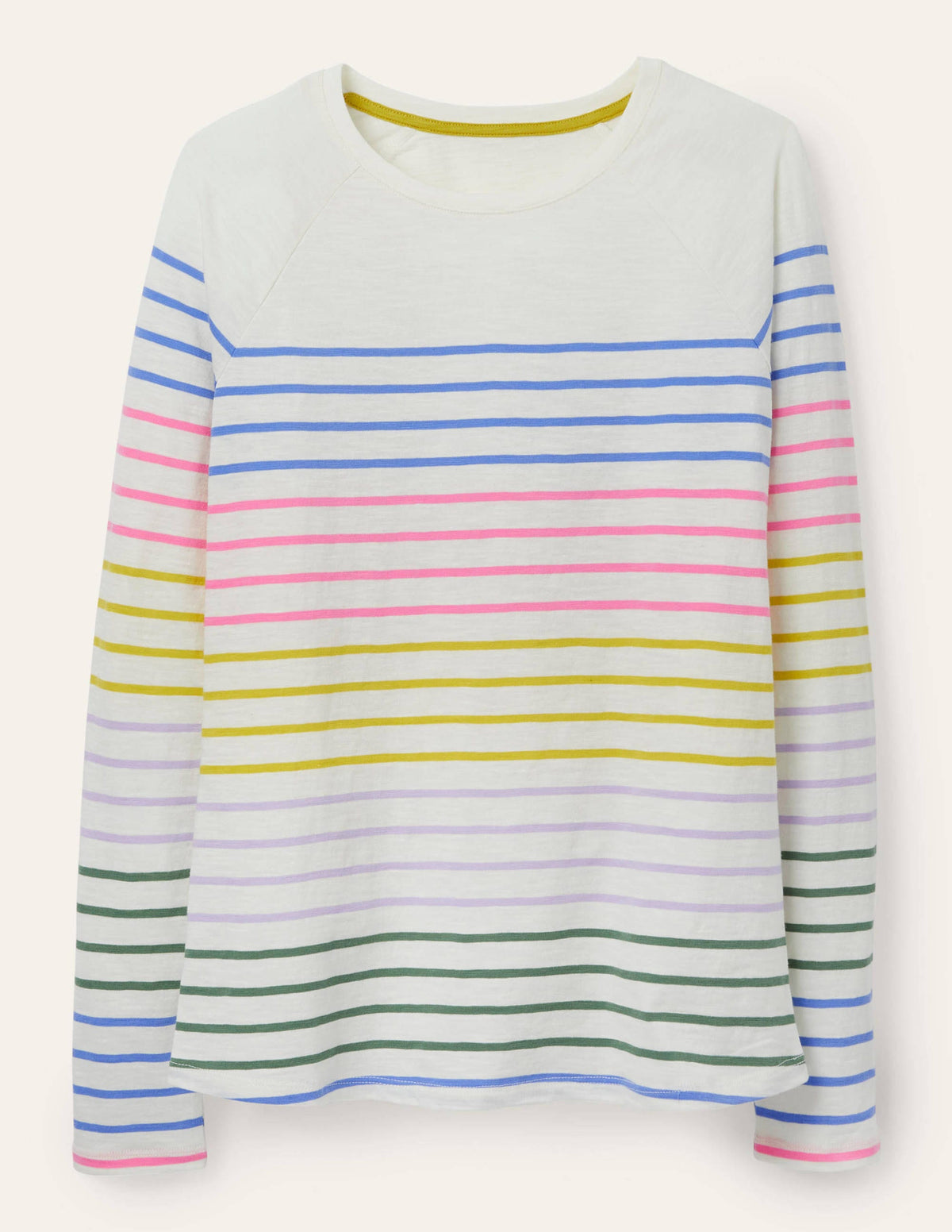 Lorna Baseball Jersey Top-Rainbow Multi Stripe - Image 6