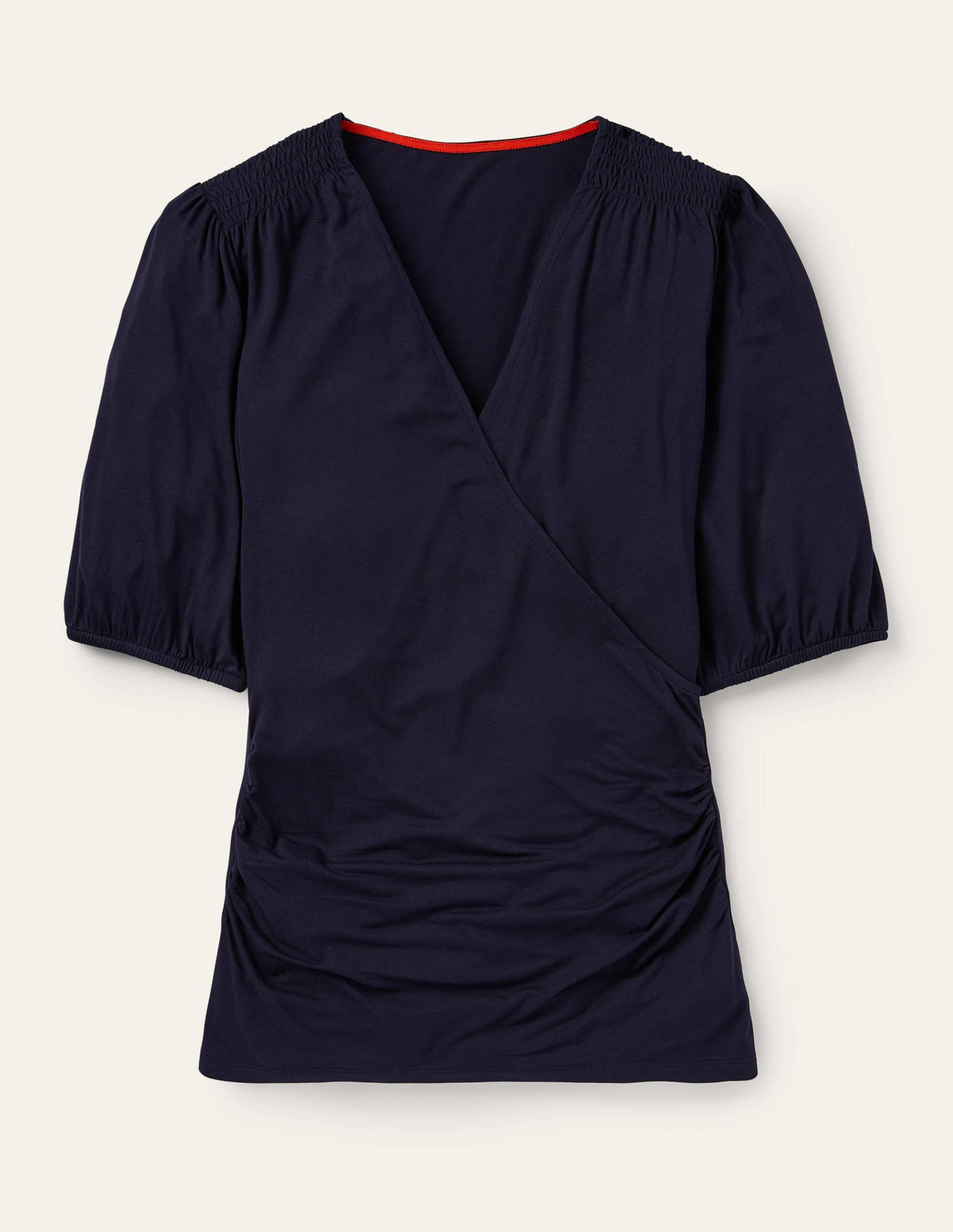 Joanna Wrap Top-Navy-5