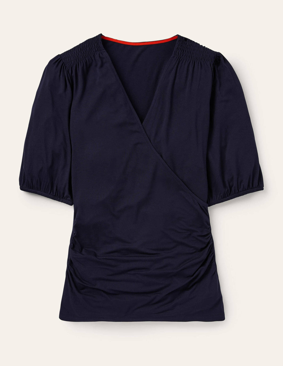 Joanna Wrap Top-Navy - Image 5