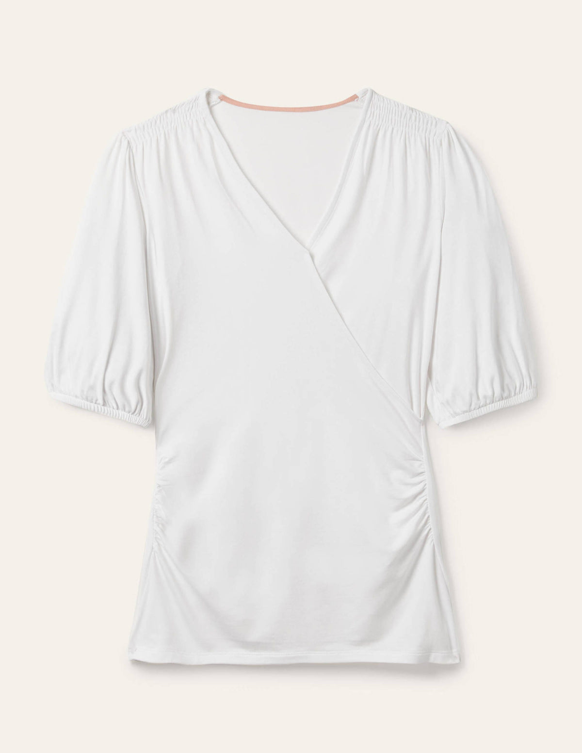 Joanna Wrap Top-White - Image 5