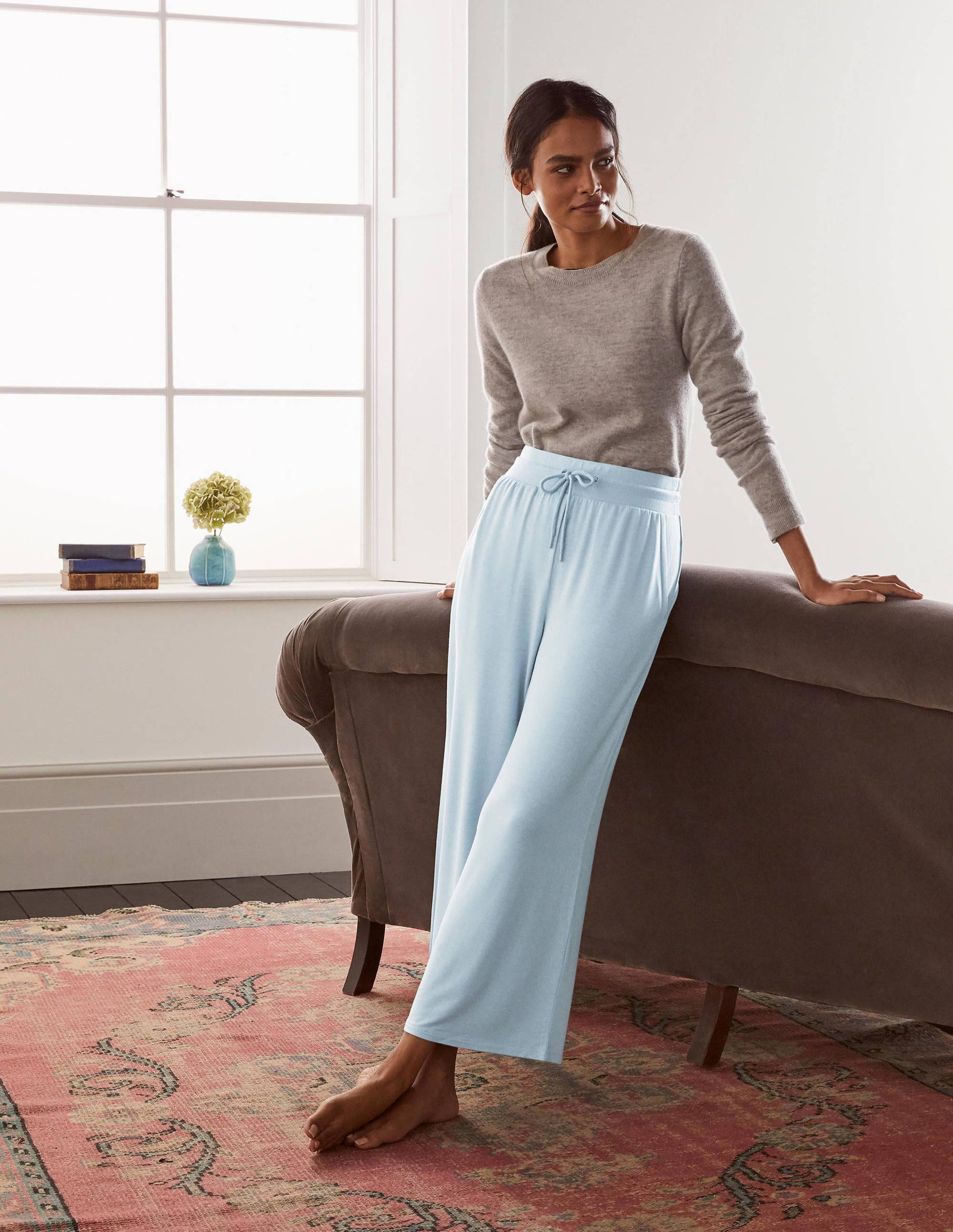 Emma Cropped Joggers-Surf-1