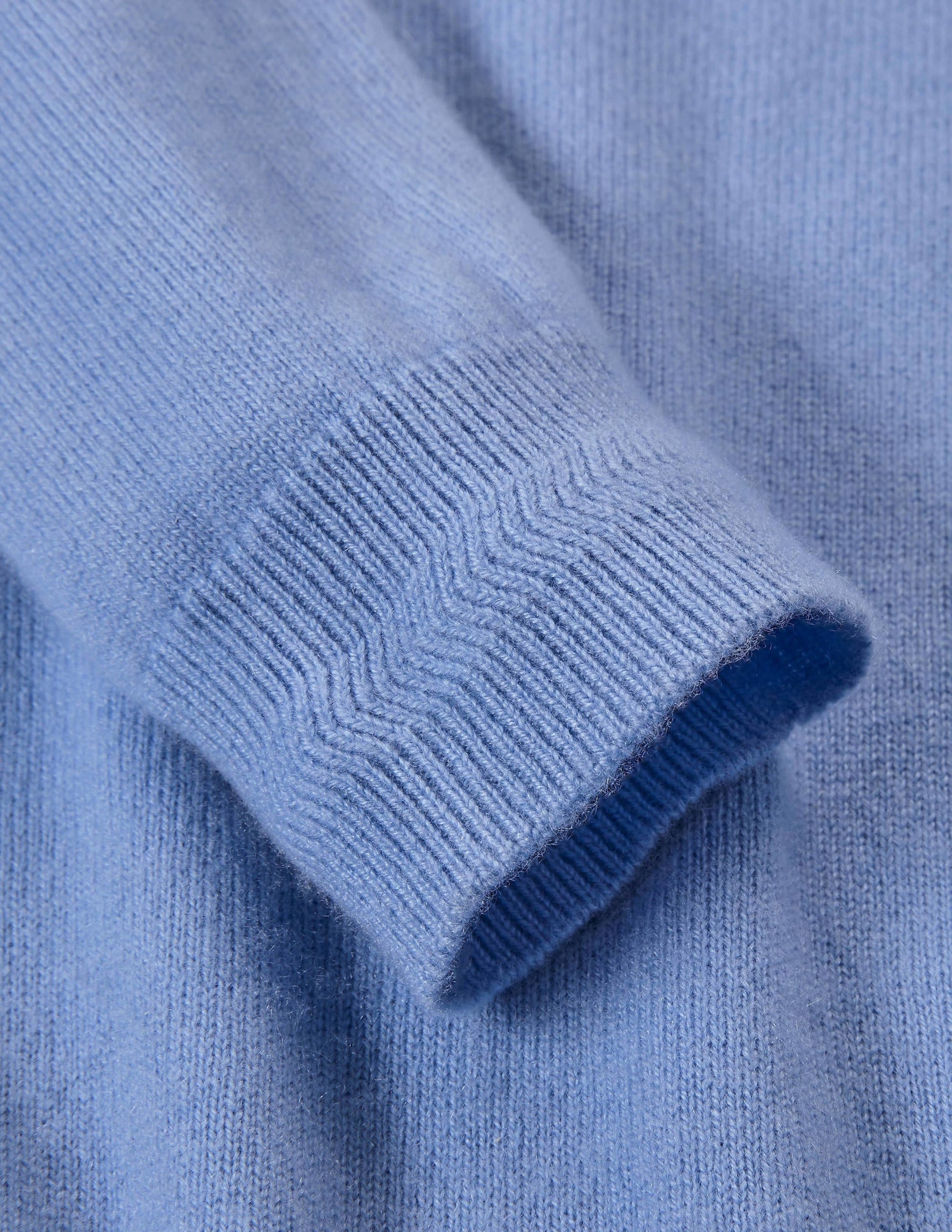 Cashmere Crew Neck Jumper-Gulf Blue-7