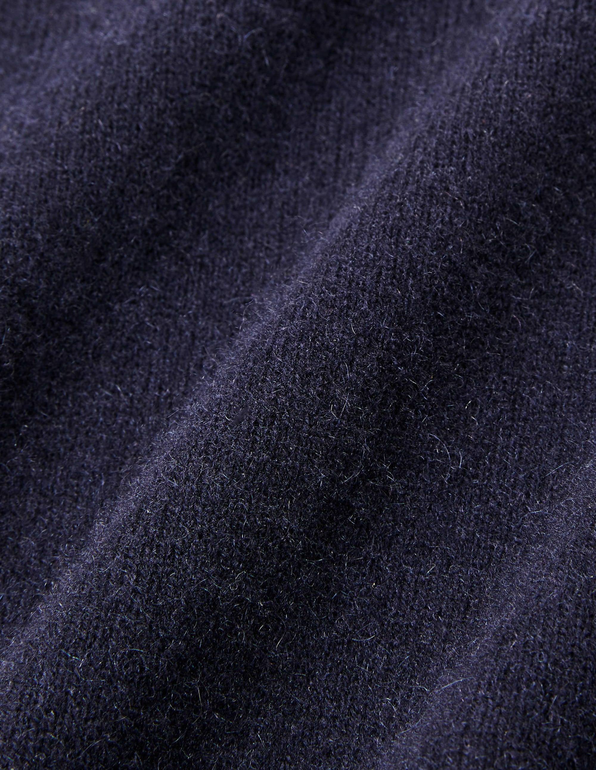 Cashmere Crew Neck Jumper-Navy - Image 6