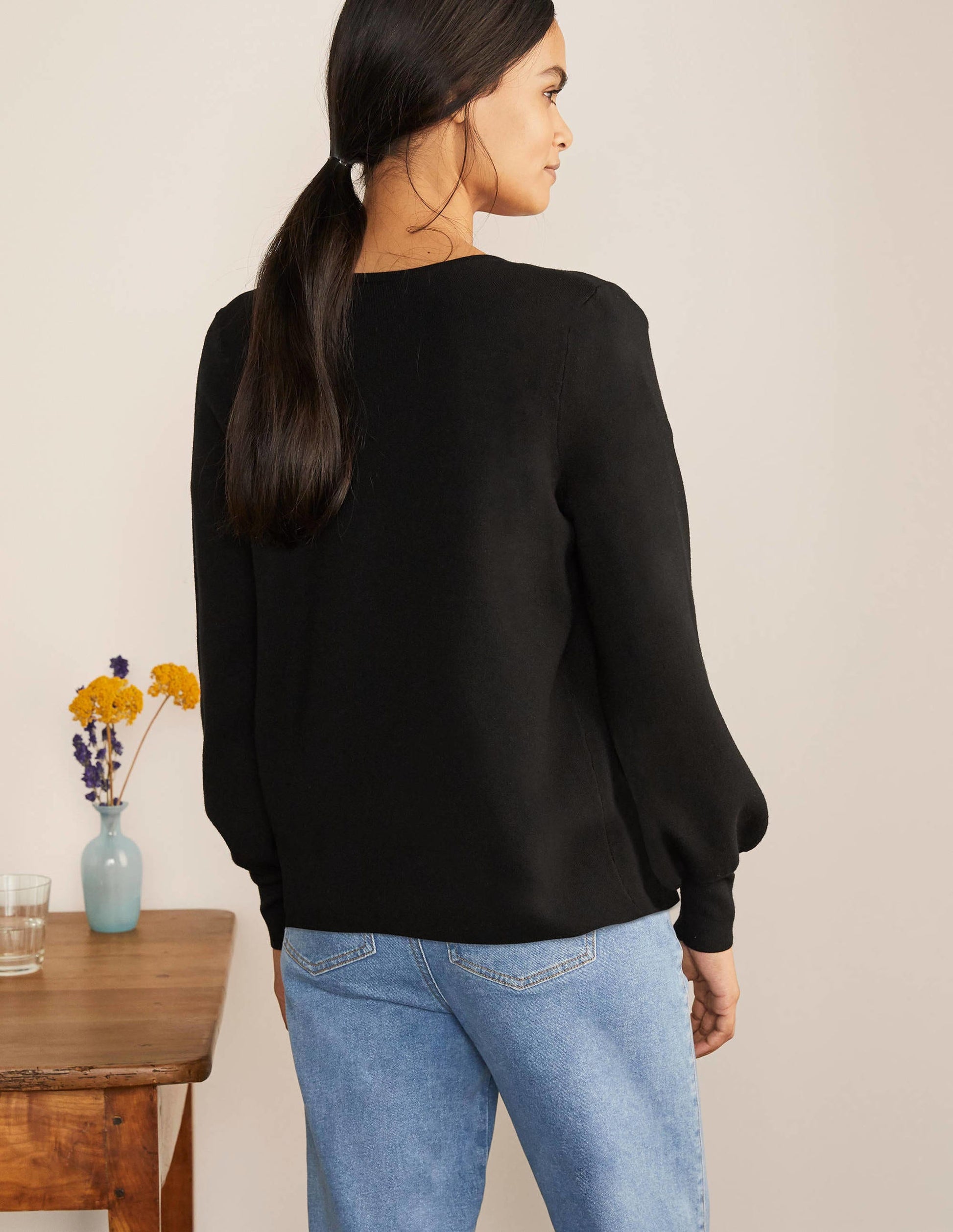 Berkshire Cardigan-Black-3