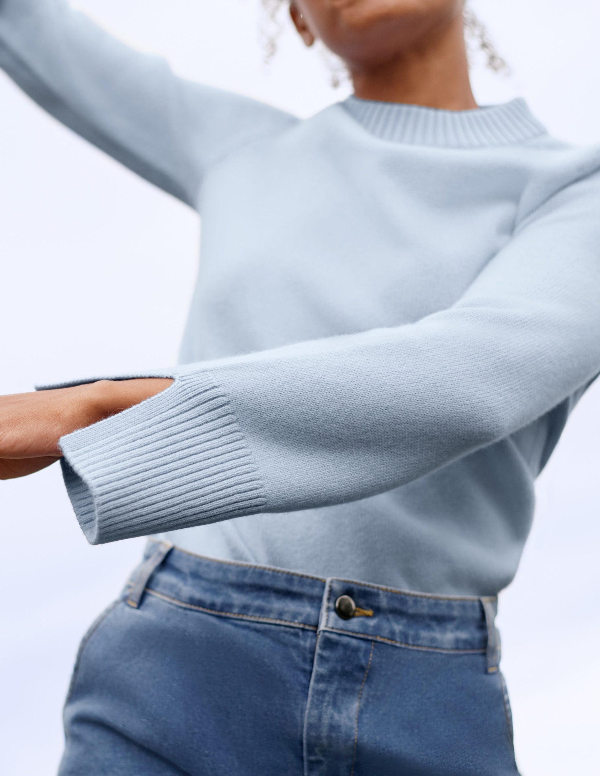 Dundee Cashmere Jumper-Blue-8