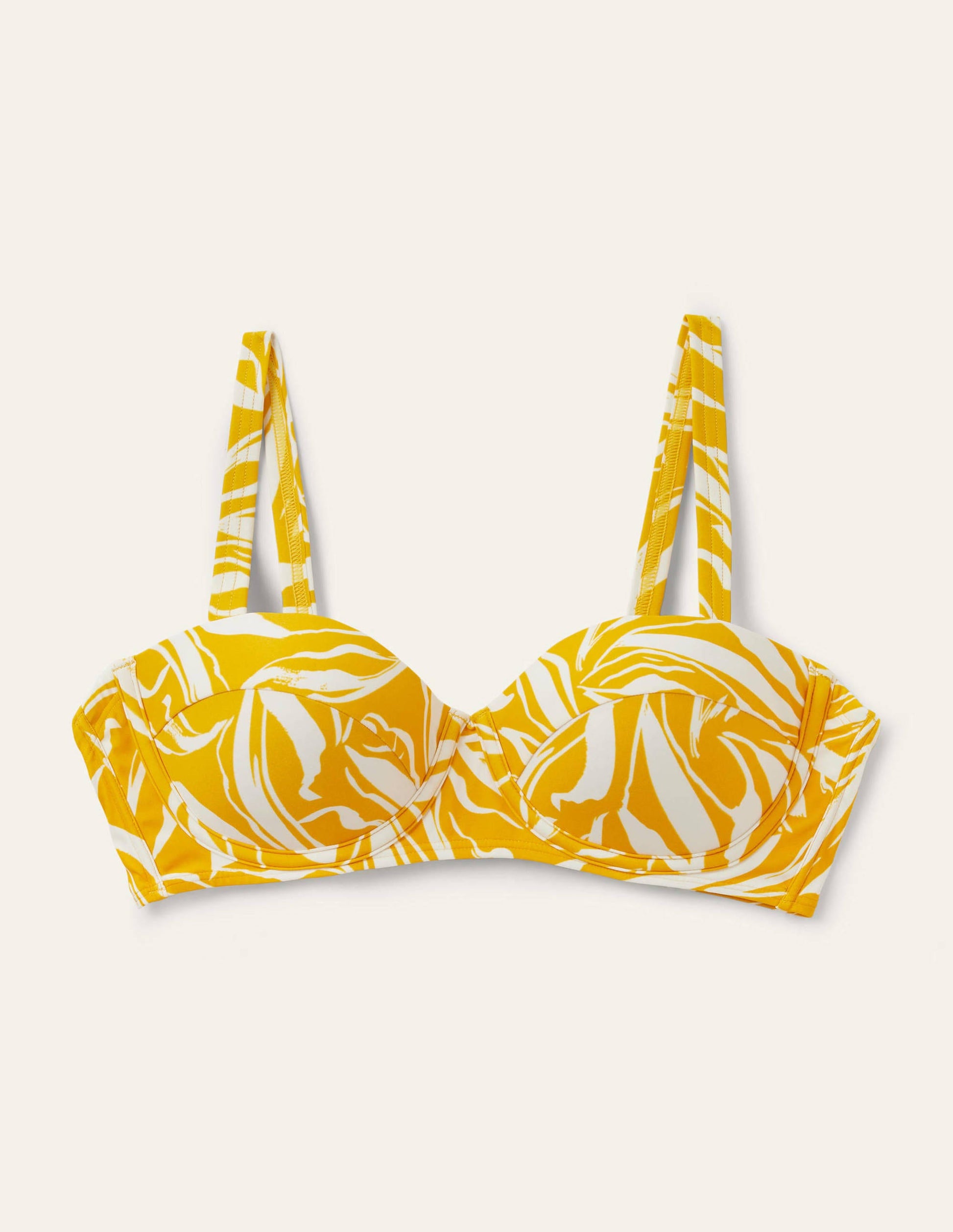 Kythira Cup-size Bikini Top-Chartreuse, Painted Foliage-7