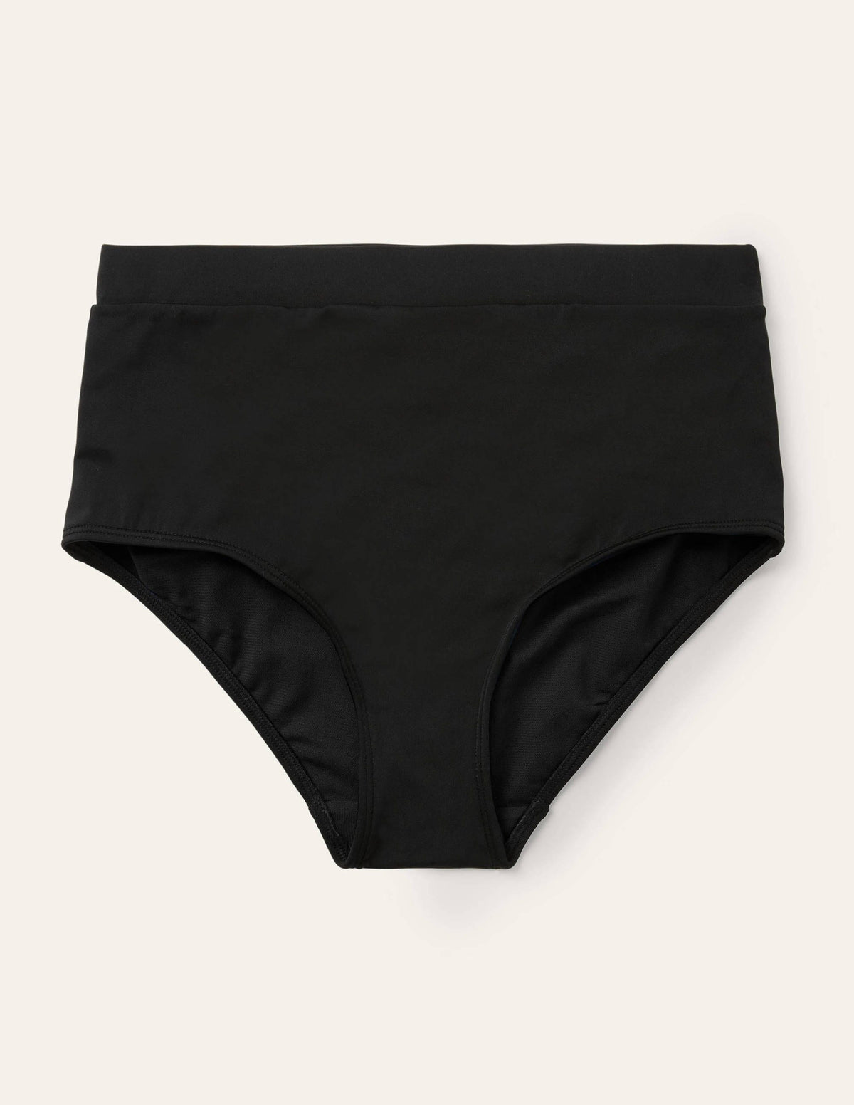 High Waist Bikini Bottoms-Black - Image 5