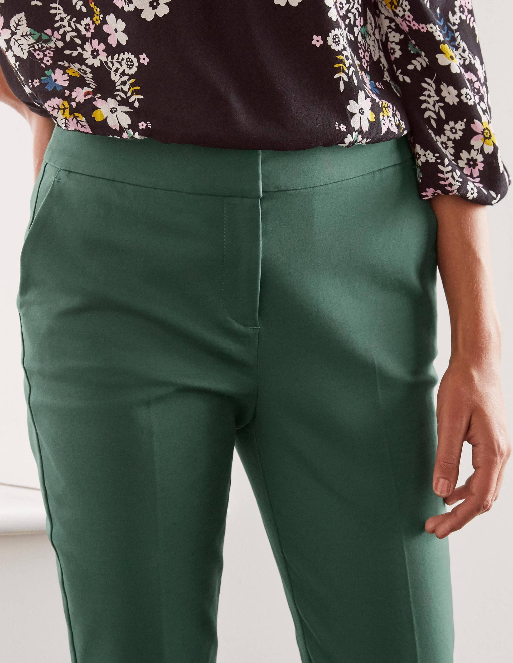 Richmond Trouser-Palm Leaf-3