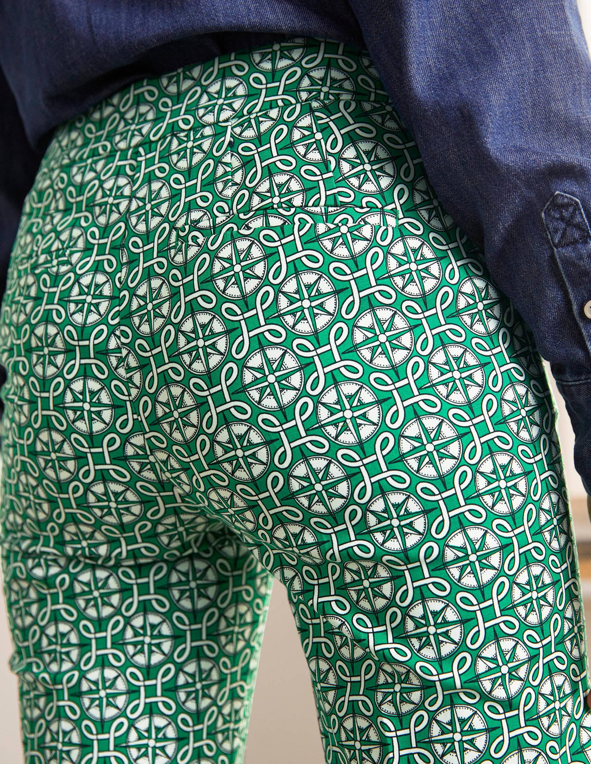 Richmond 7/8 Trouser-Sapling, Compass Knot-3