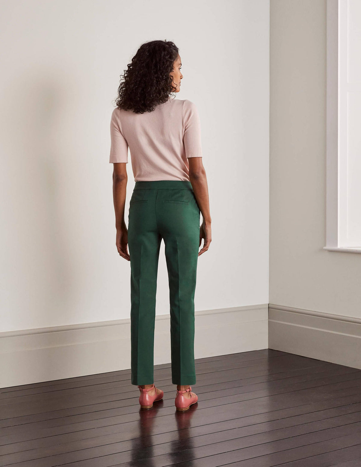 Richmond 7/8 Trouser-Palm Leaf - Image 2